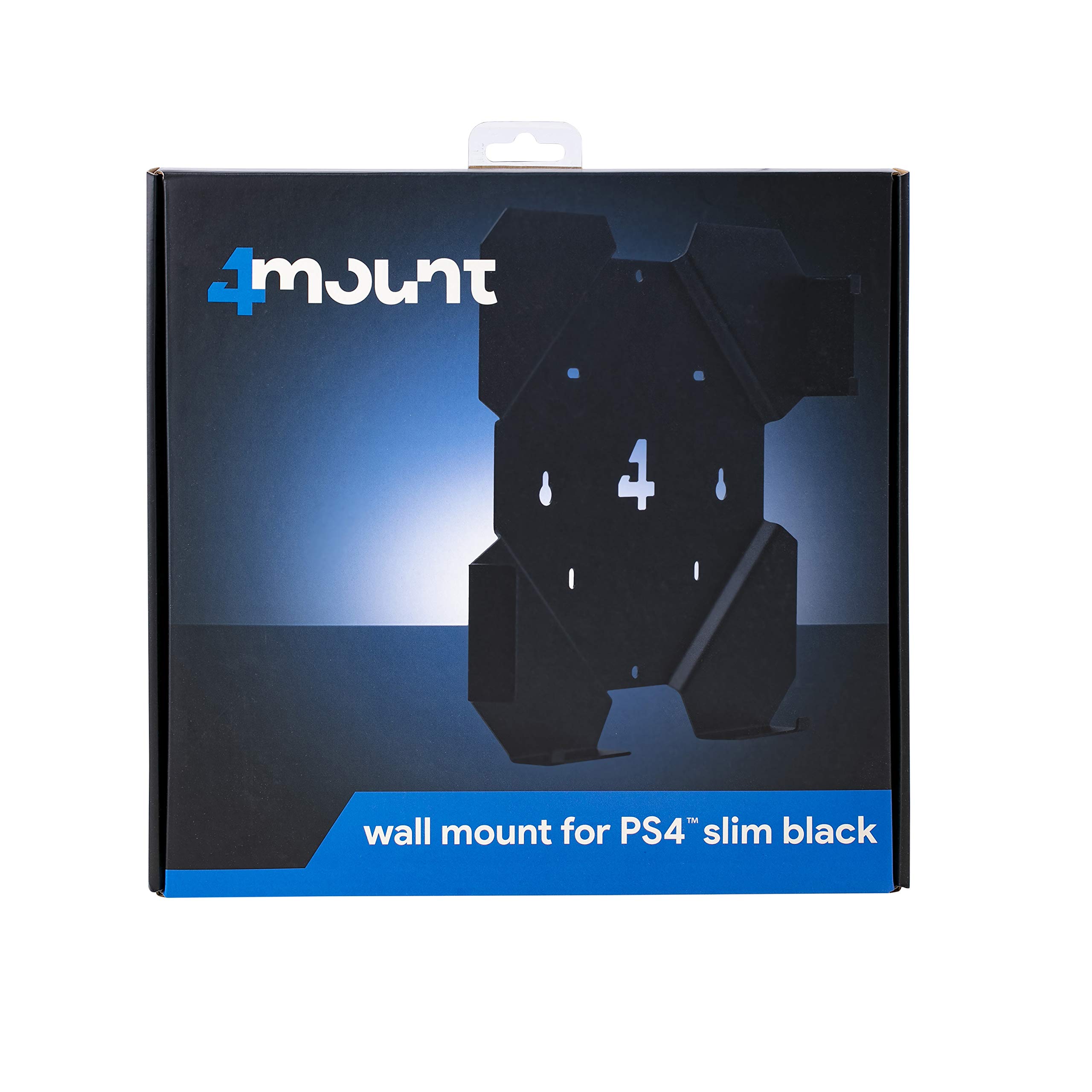 4mount Wall Mount Soporte de Pared para Playstation 4 Slim Paquete Negro
