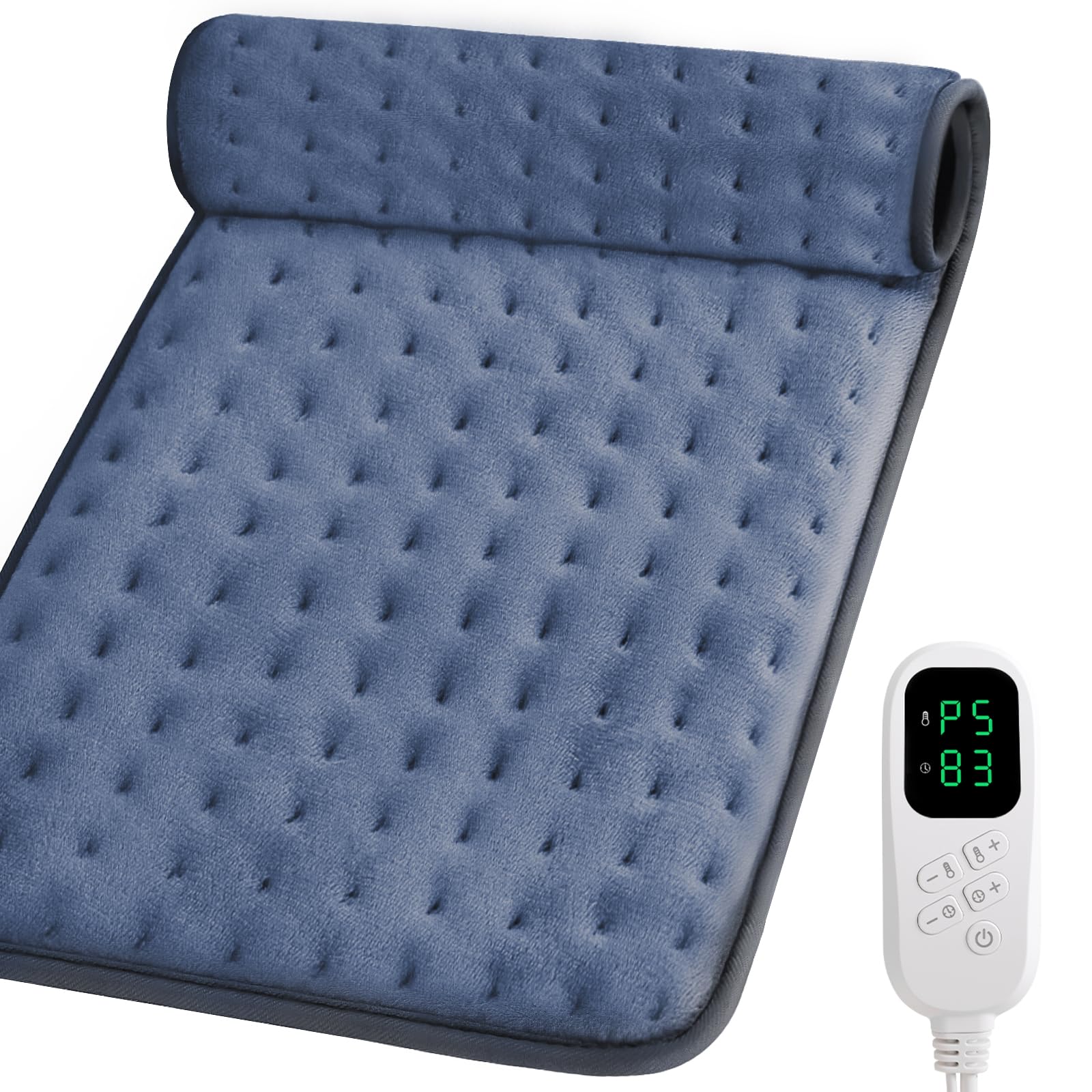 Manta Eléctrica Lumbar, con Apagado Automático y 6 Niveles de Temperatura