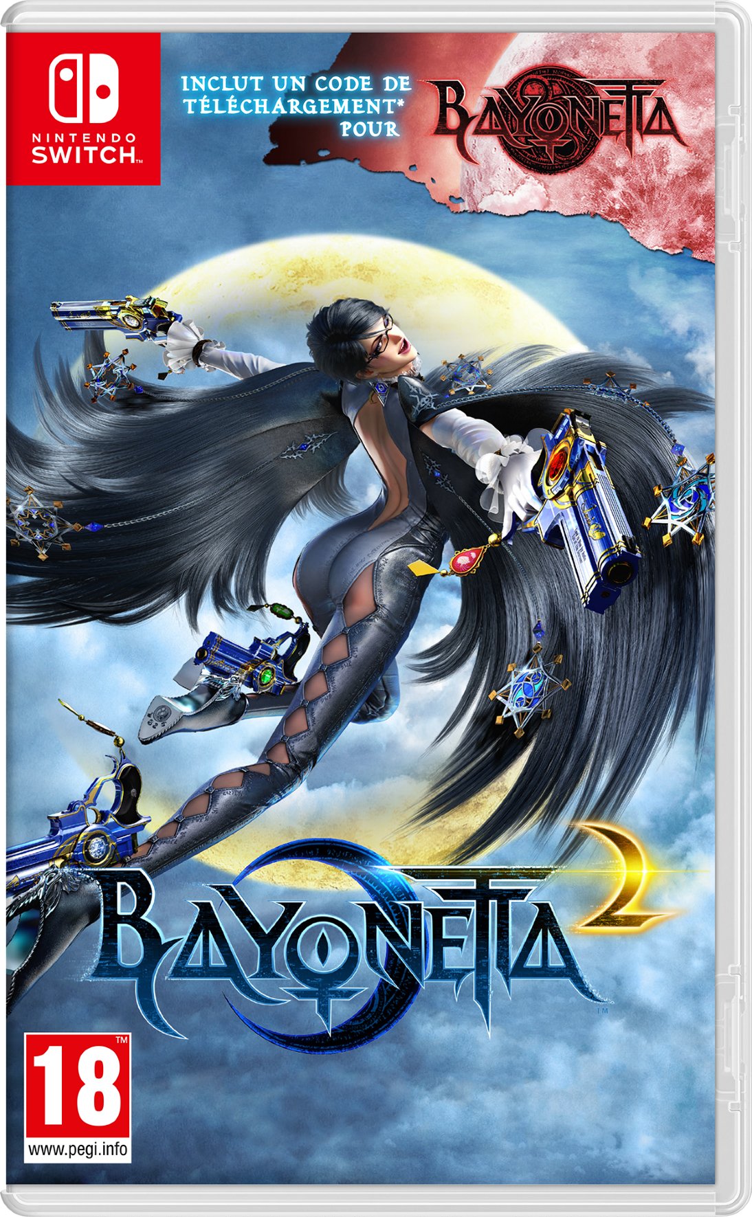 Bayonetta 2 + 1 Code de Téléchargement pour Bayonetta - Nintendo Switch [Importación francesa]