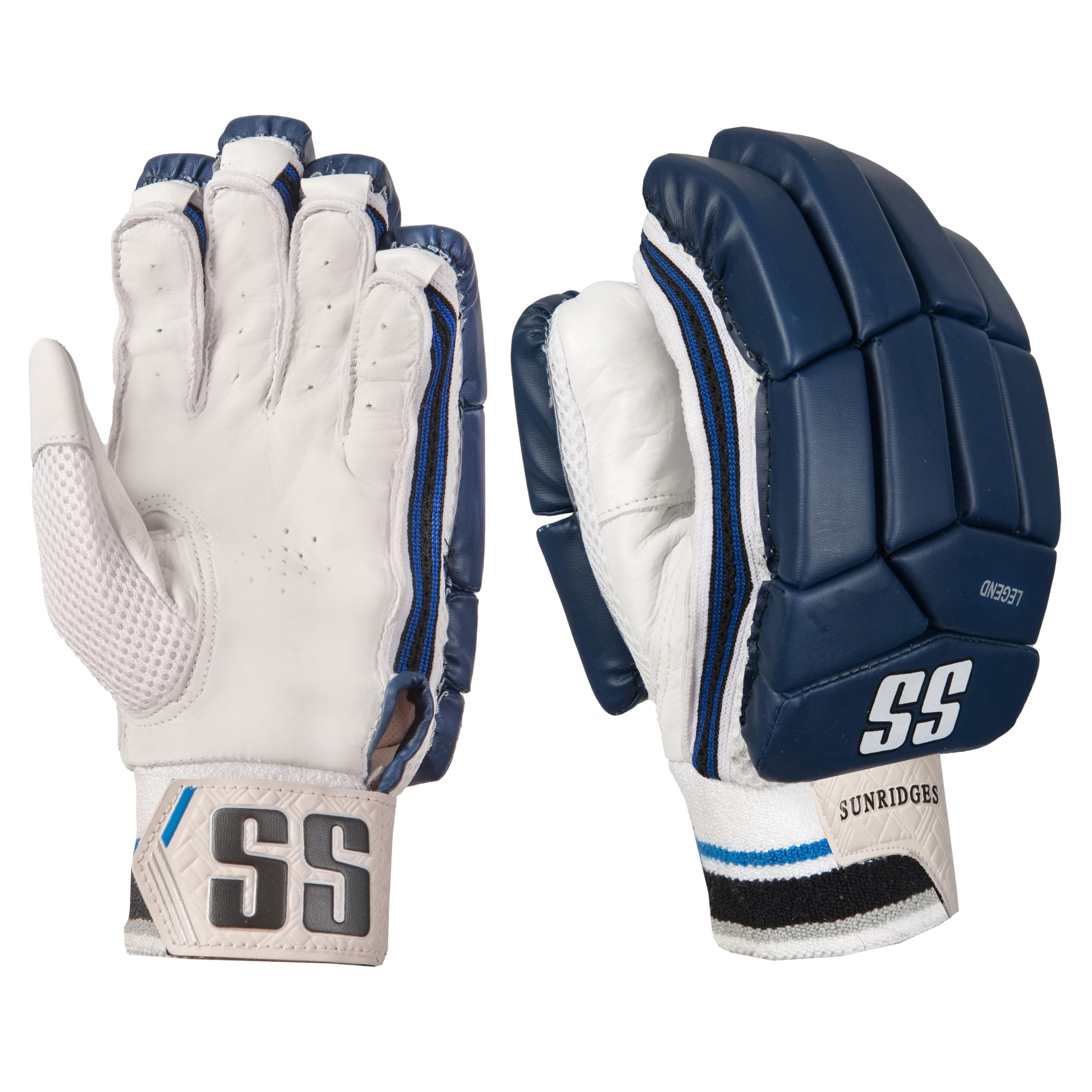 SS Cricket Legend Limited Edition Batting Gloves' Men's, Right Handed (Colors : Blue, Red, Black, White,Green)