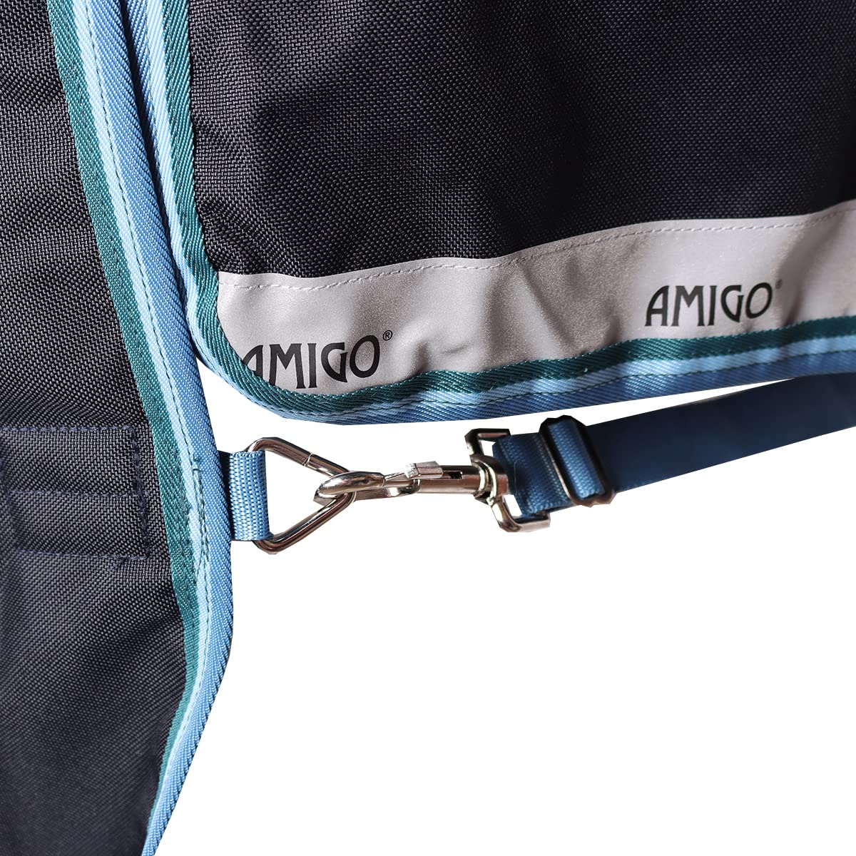 Horseware Manta para Caballos de Exterior Amigo Bravo-12 T/O 100G W/LA