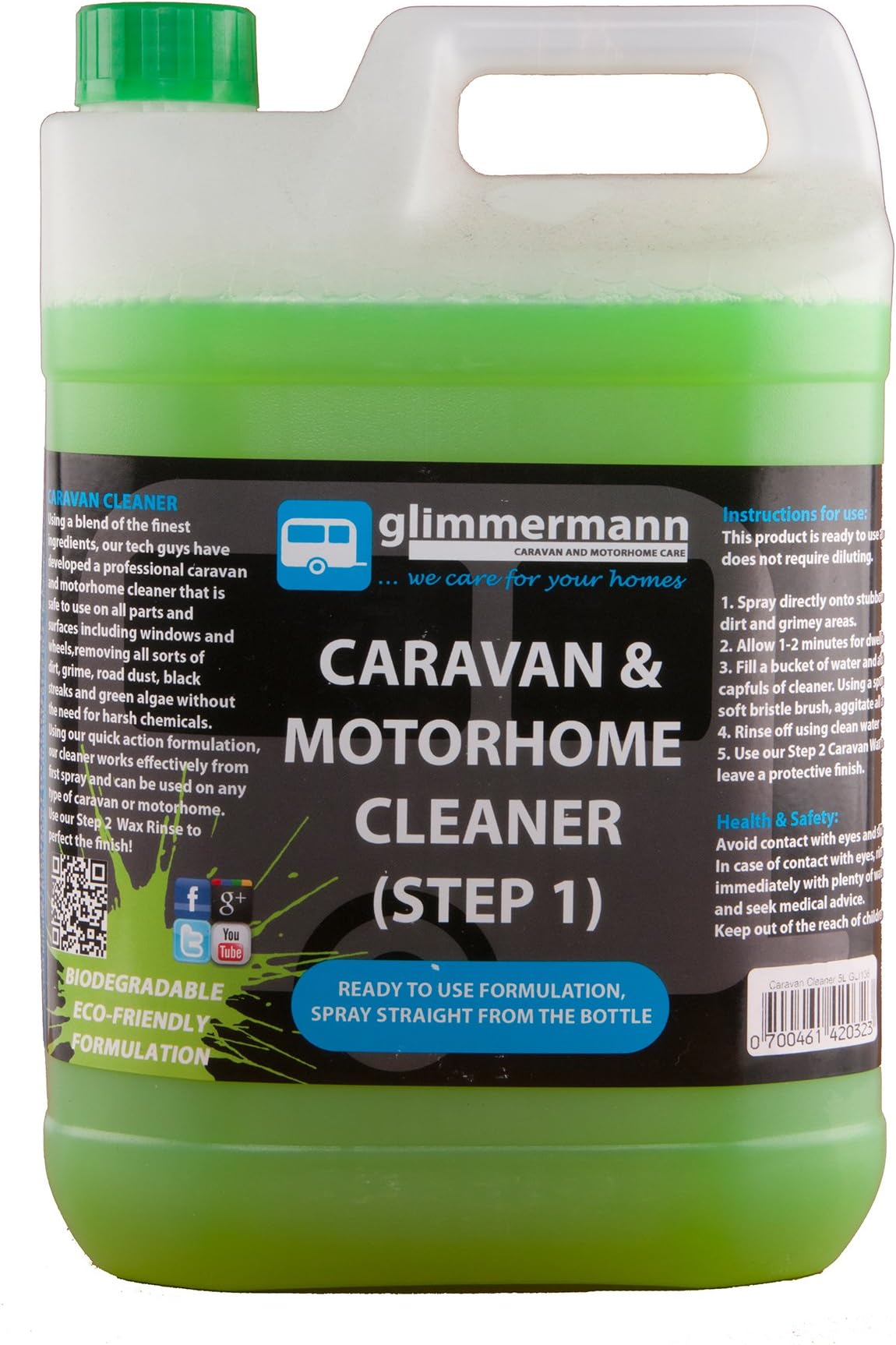 HLS Supplies Caravan Cleaner 5L Amazon.co.uk Automotive