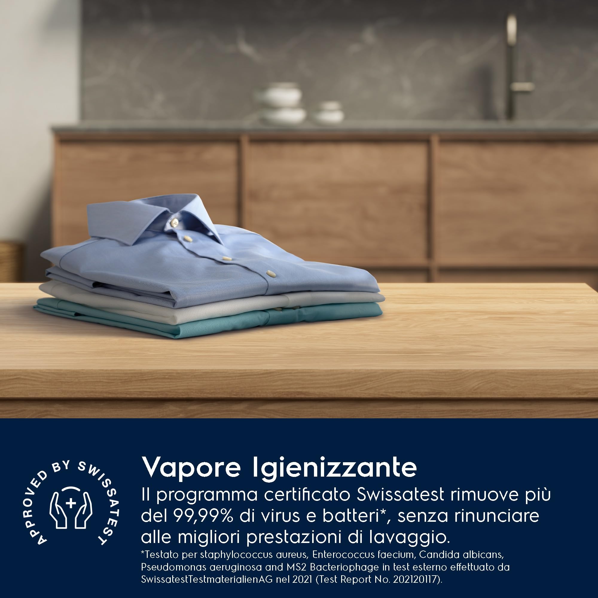 Electrolux Lavatrice a Carica Frontale EW5F8W, 8kg Serie 500 TimeCare, 1151 Giri/min, AutoSense e Partenza Ritardata da Remoto, Programma Hygiene, Cesto GentleCare, 847x596x547mm, Bianco, Classe A