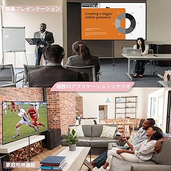 Amazon | Eono(イオーノ) スクリーン プロジェクター用 100