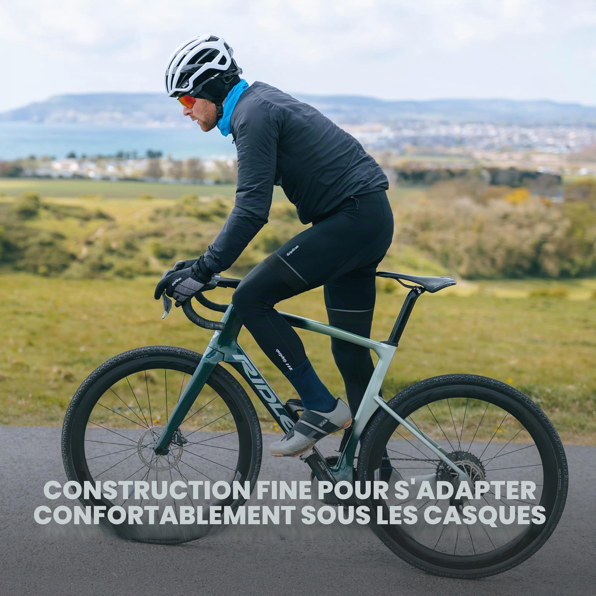 GripGrab Bonnet sous-Casque Hiver Coupe-Vent Thermo Skull Cap Cyclisme Bonnet de Vélo Léger