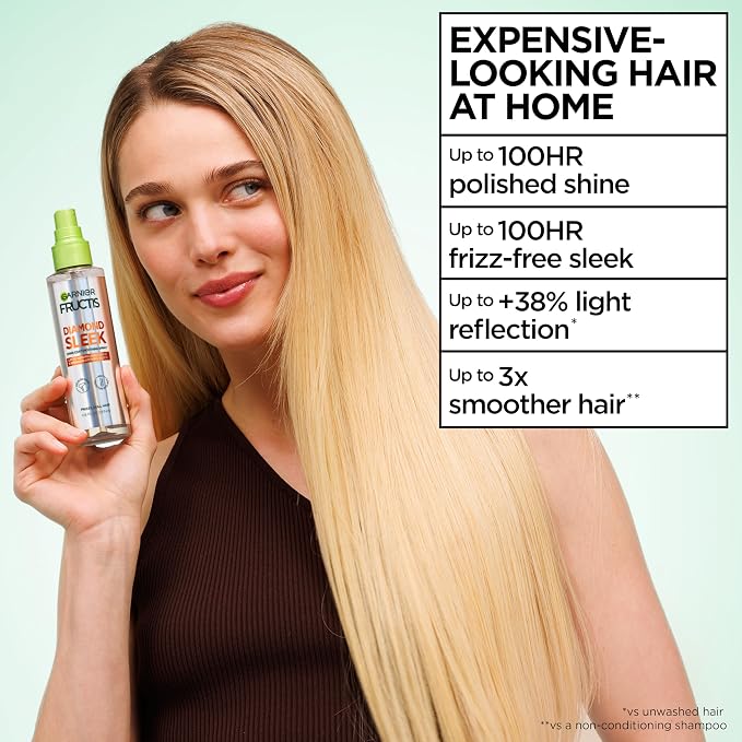 Spray de brillo para cabello Garnier Fructis Diamond Sleek miniatura 4