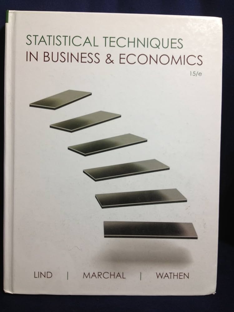 Statistical Techniques in Business and Economics (Mcgraw