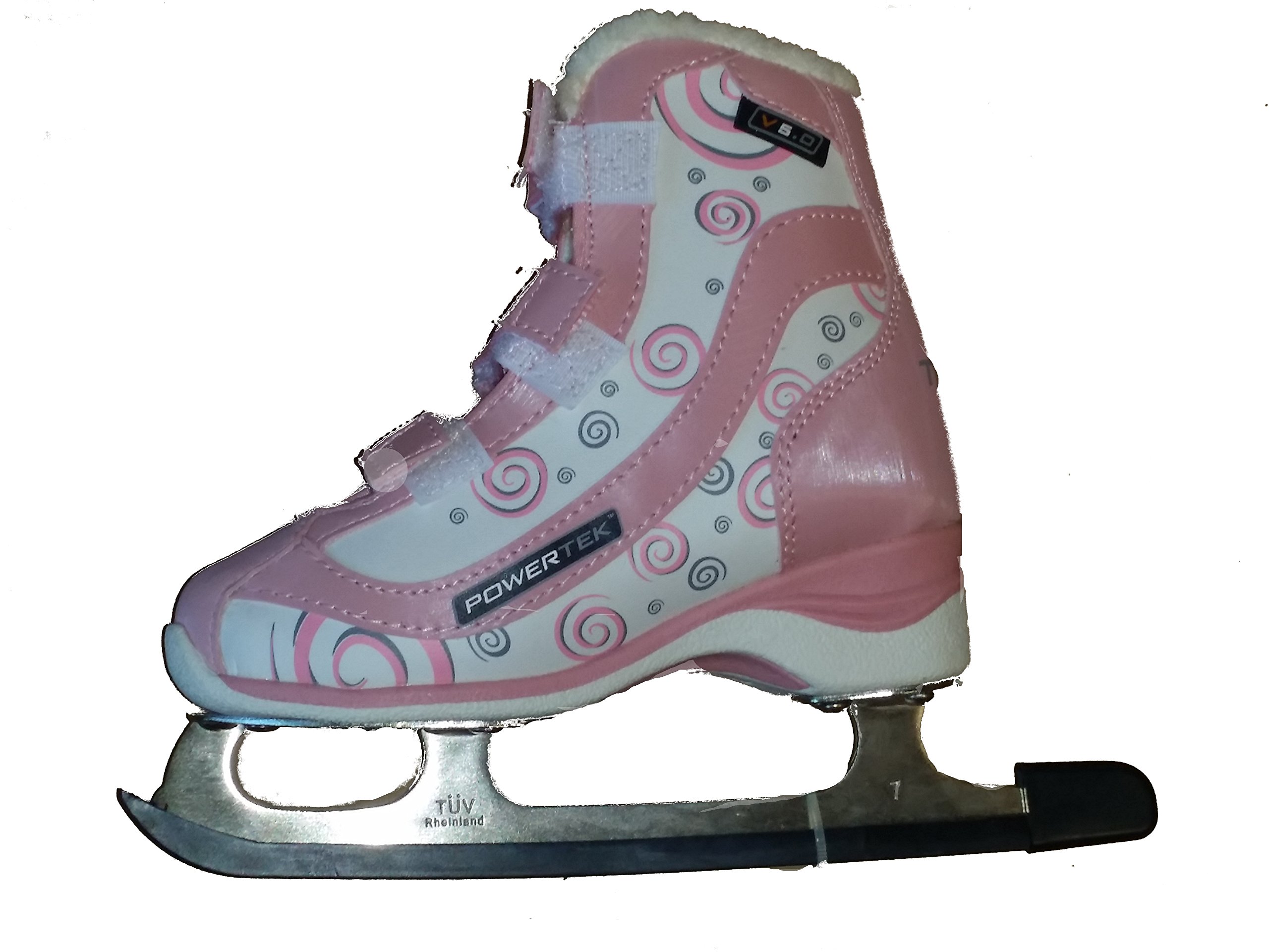 Pink V5.0Tek Edge Ladies Figure Skates Softec Tri-Grip (YTH12)