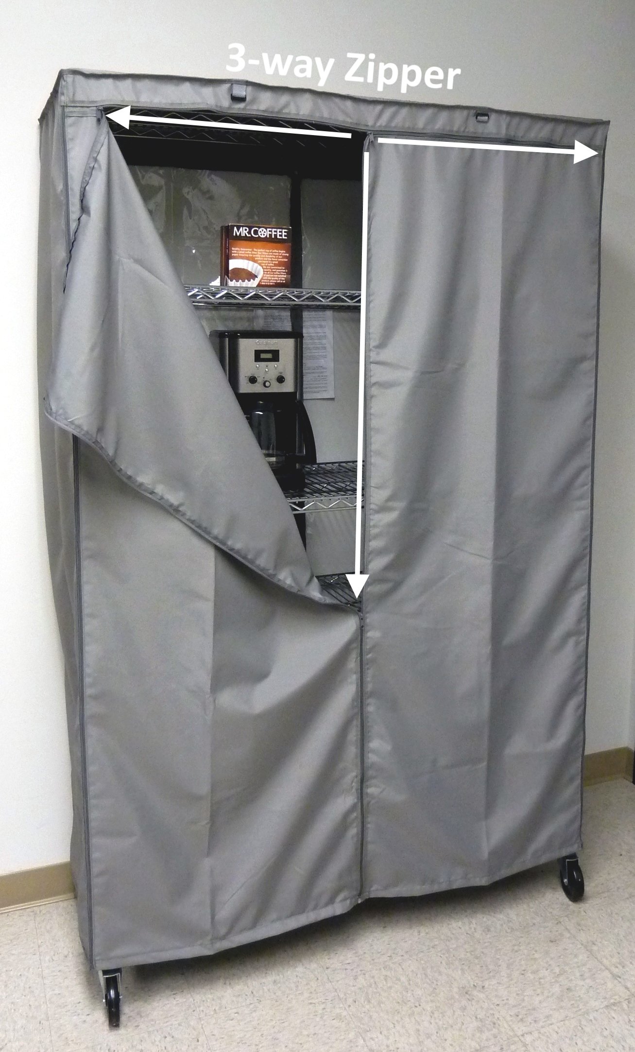 Storage Shelving unit cover, fits racks 60