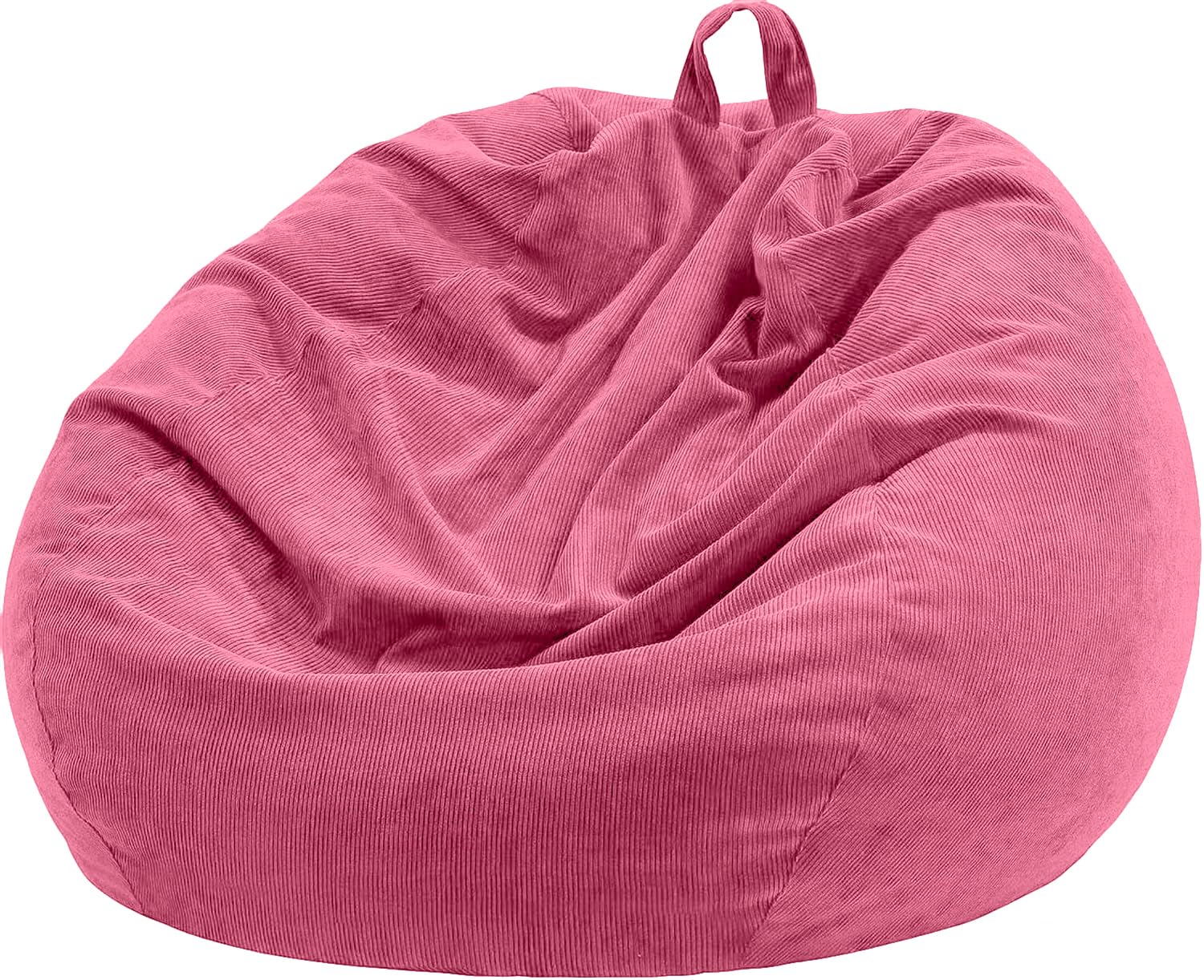 Nobildonna Bean Bag Chair Cover (No Filler) for Kids Beanbag Stuffed Animal Storage Without Filling Plush Toys Holder and Organizer Soft Premium Corduroy 200L