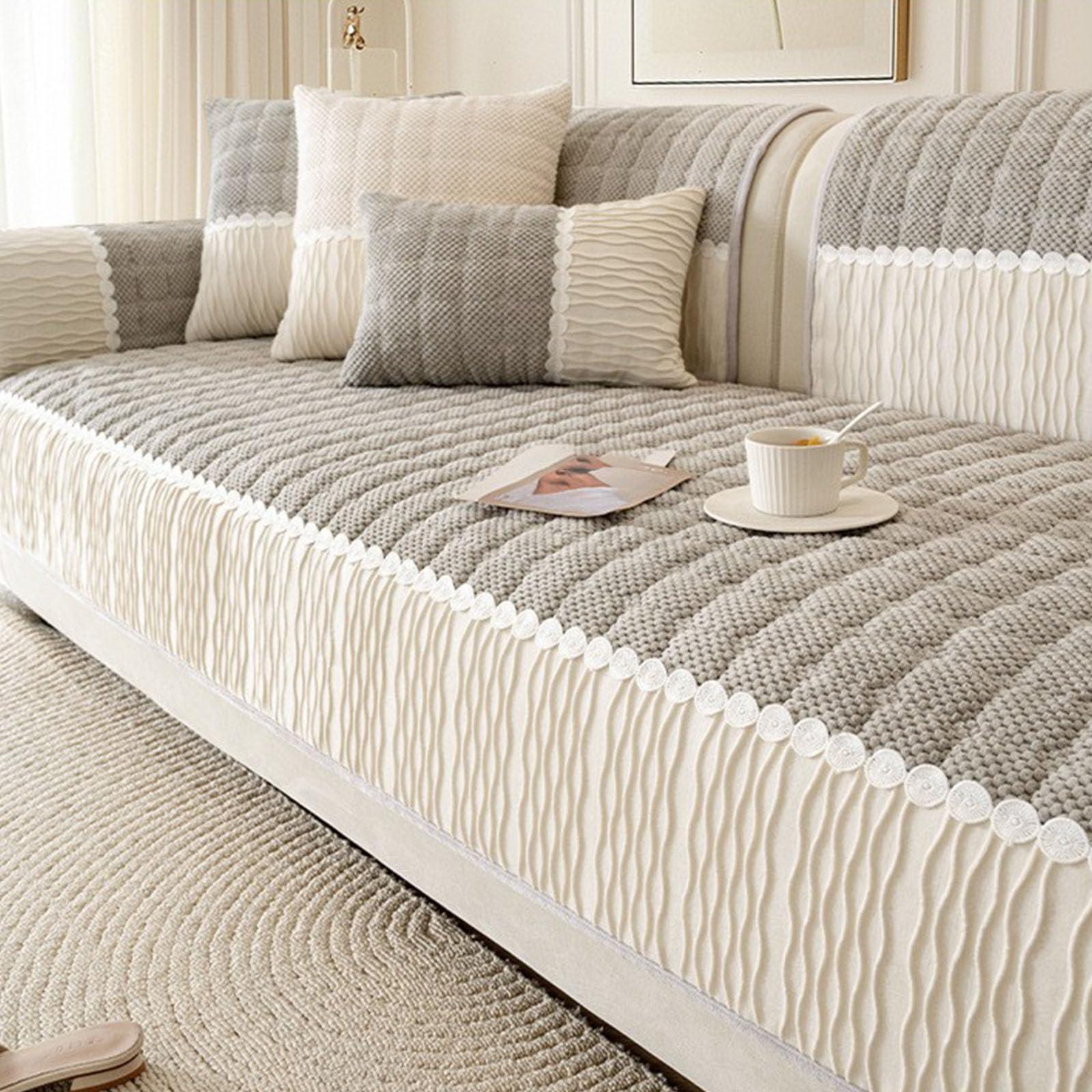 Coussin modulaire de canapé anti-poils et lavable pour protéger des animaux