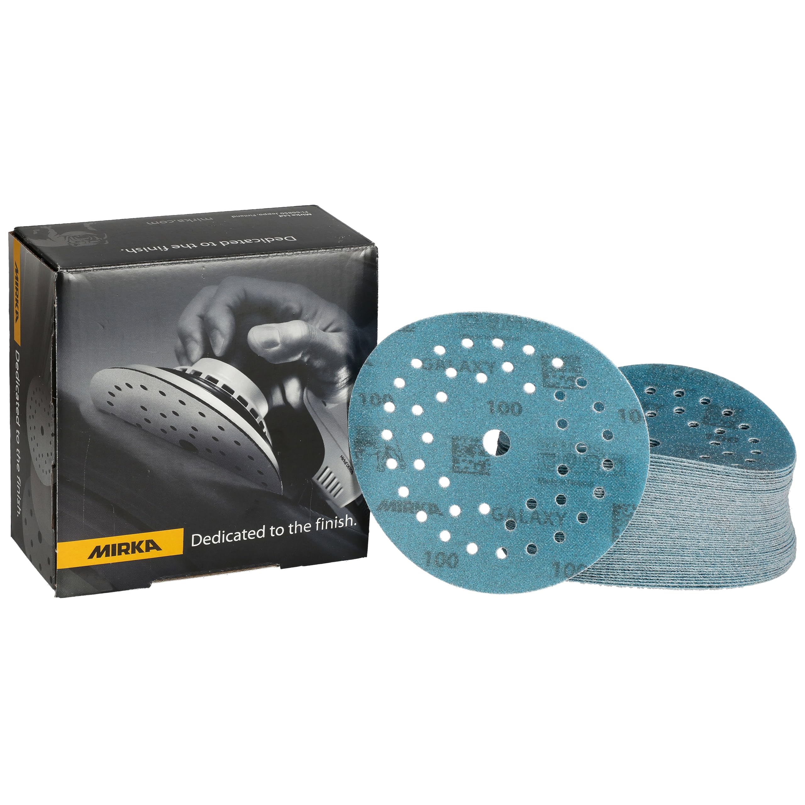 Mirka - abrasive sheets - Galaxy Multifit 125mm Hook & Loop grit 100