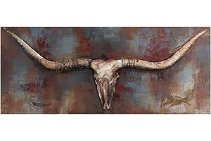 Empire Art Direct Empire Art Longhorn Primo Mixed Media Sculpture Wall Decor