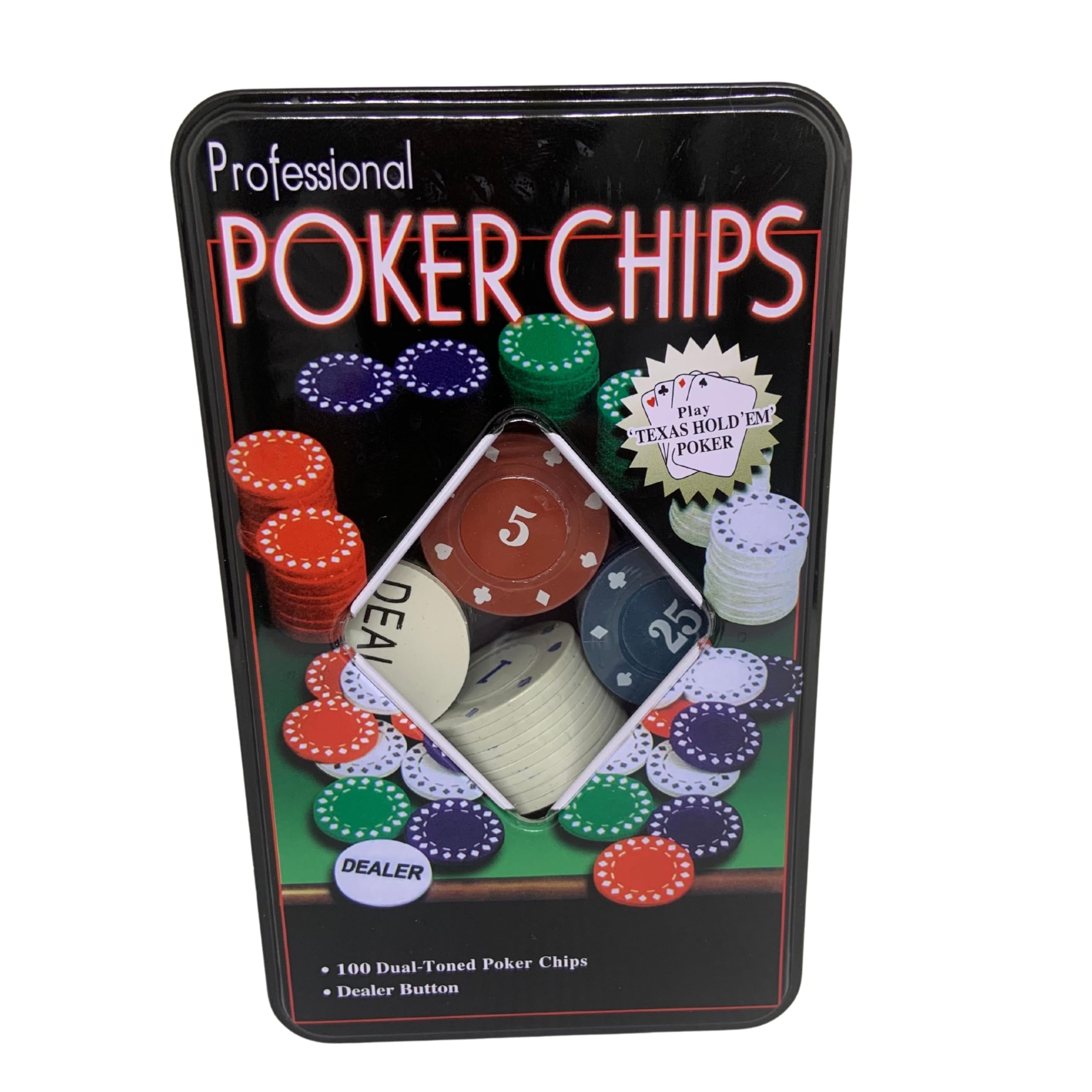 JOGO DE POKER 100 FICHAS PROFISSIONAL | Amazon.com.br