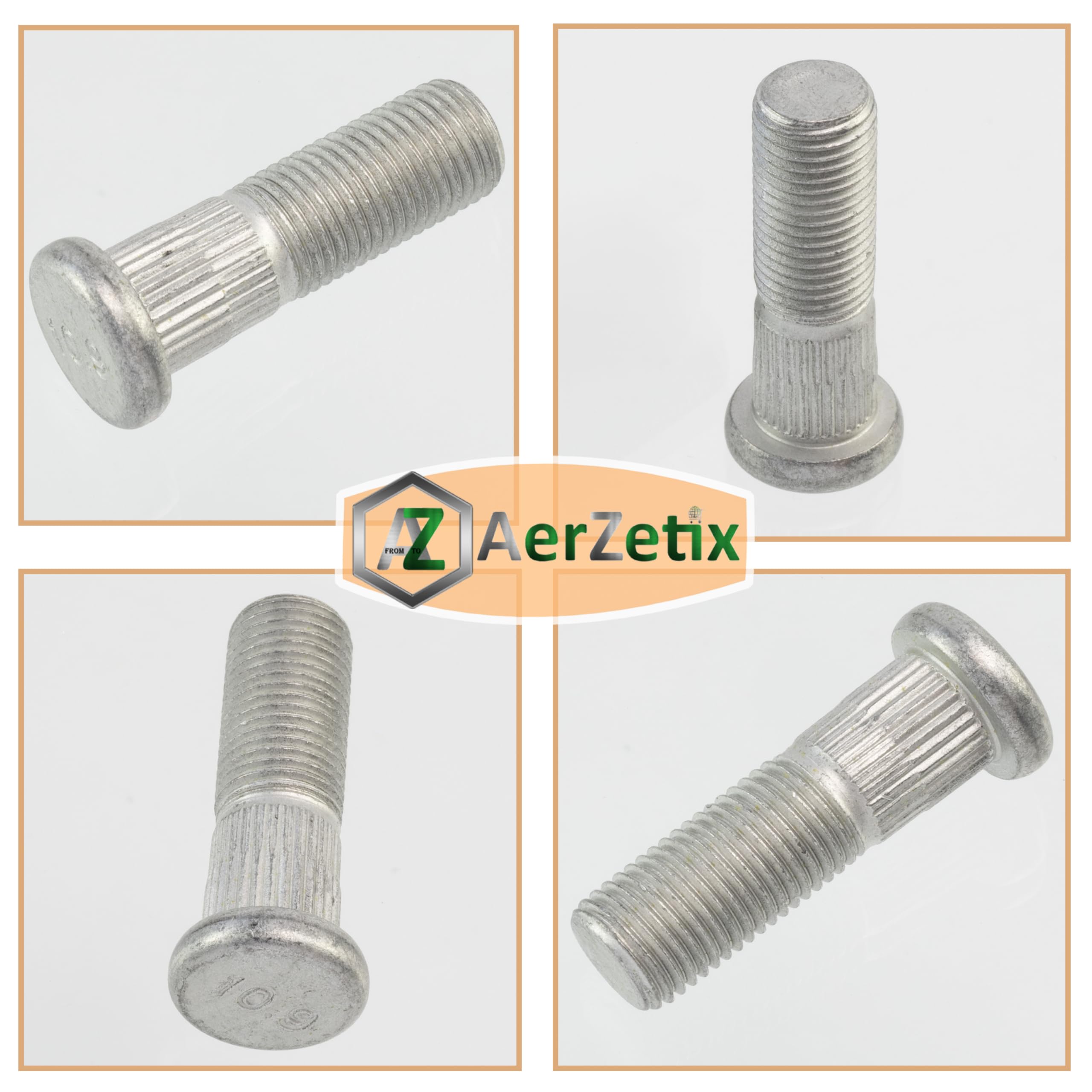 2x Bulloni Ruota M12x1.25 - Compatibili Con OE 9S9B912008, 9S9B912012, 09119-12008 | Ricambi Auto Originali