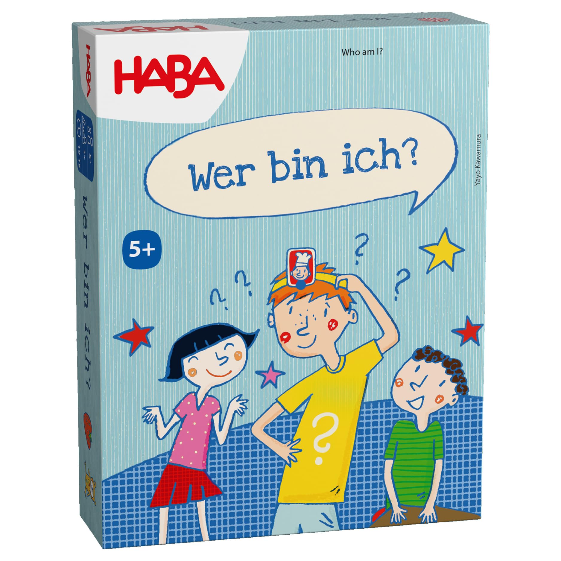 HABA Chi sono I? - Gioco classico per bambini dai 5 anni in su, divertente gioco per tutta la famiglia, nuova edizione con materiale di gioco di alta qualità