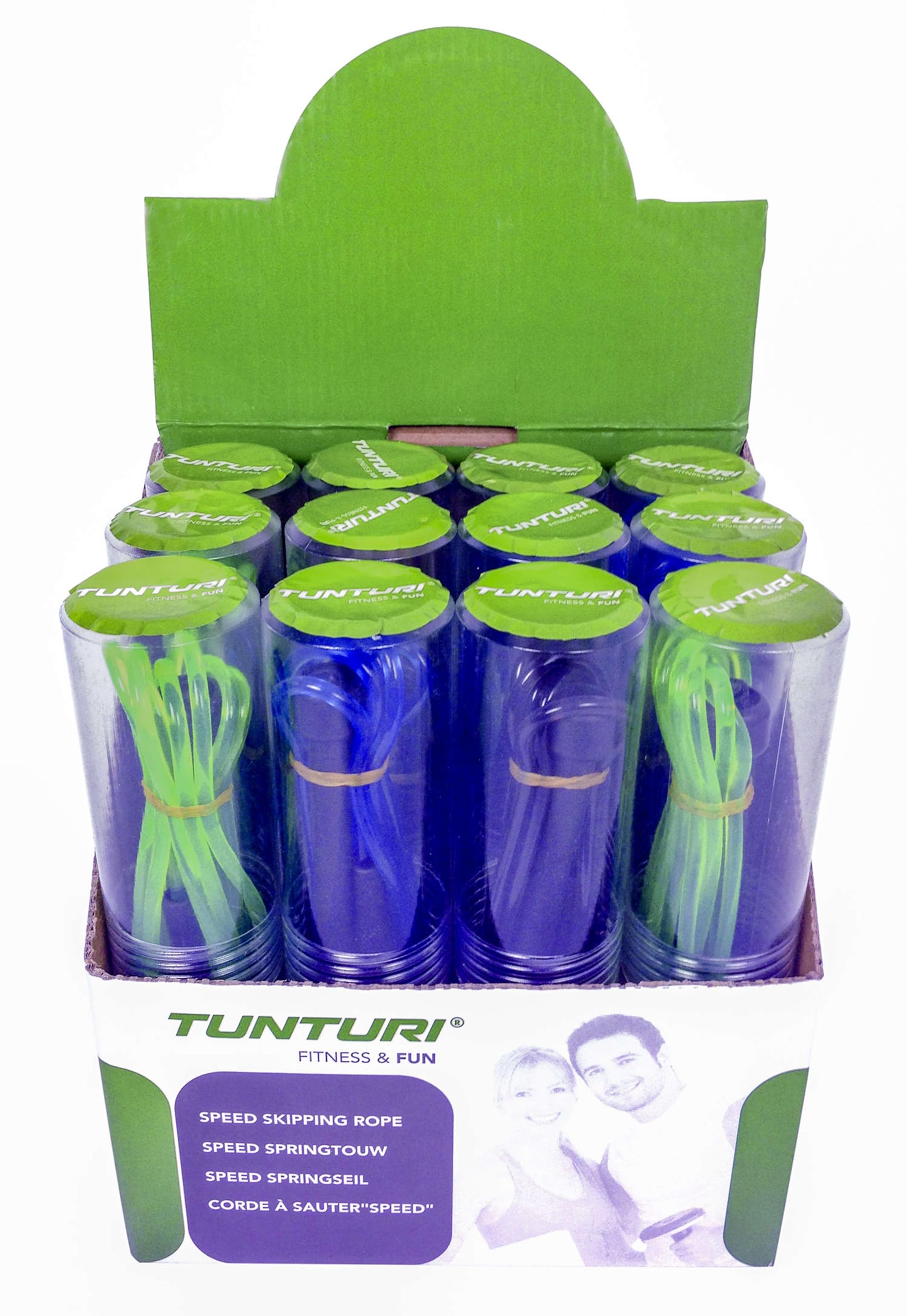 Tunturi 14TUSFU158 Comba Saltar, Unisex Adulto, Negro, Única