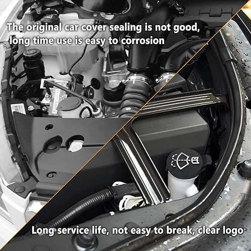 Miniatura 3 de Tapón de líquido para limpiaparabrisas de acrilonitrilo butadieno estireno de alta calidad, buen sellado, compatible con Buick Cadillac GMC