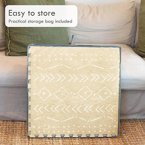 Miniatura 8 de Lillefolk Tapete de juego de espuma para bebé, tapete de juego para bebé, azulejos para niños, tapete de piso de rompecabezas - Tapete de espuma