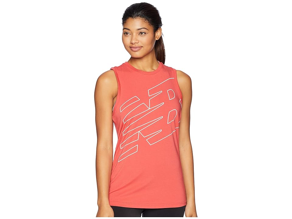 

New Balance Athletics Tank Top (Pomelo) Women's Sleeveless