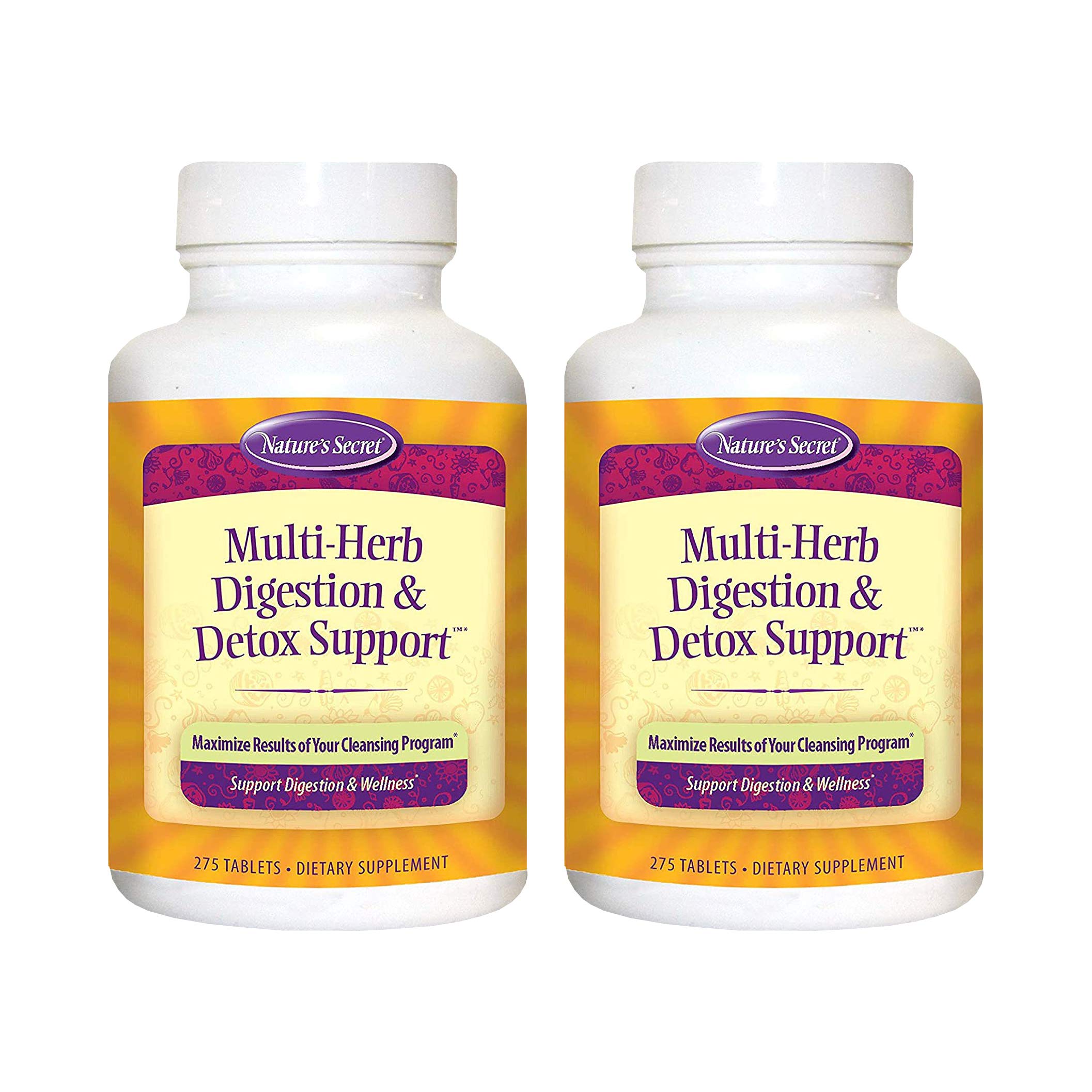 Multi-Herb Digestion & Detox Support - 275 Tablets - 2 Pack
