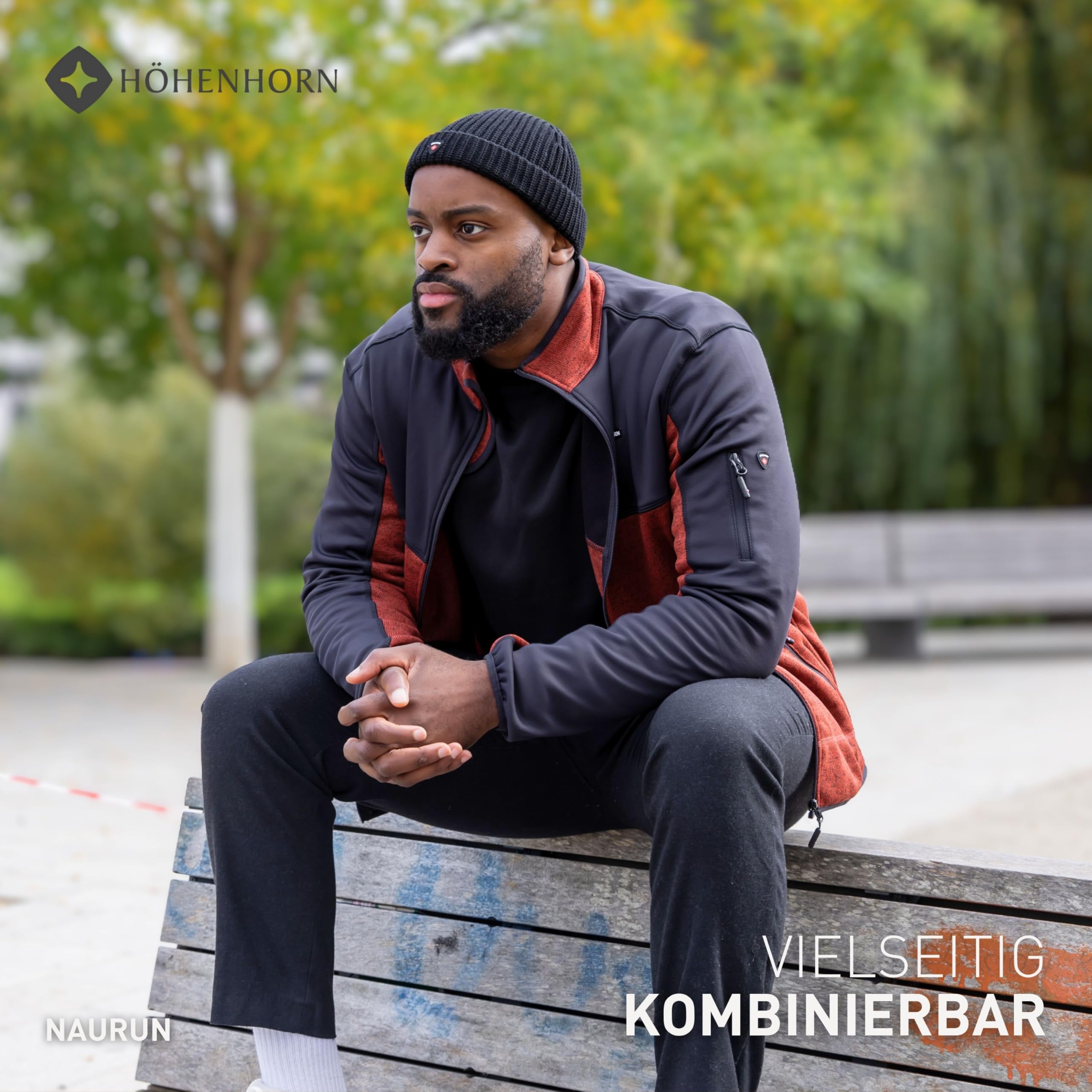 Höhenhorn Naurun Chaqueta de forro polar híbrida para hombre