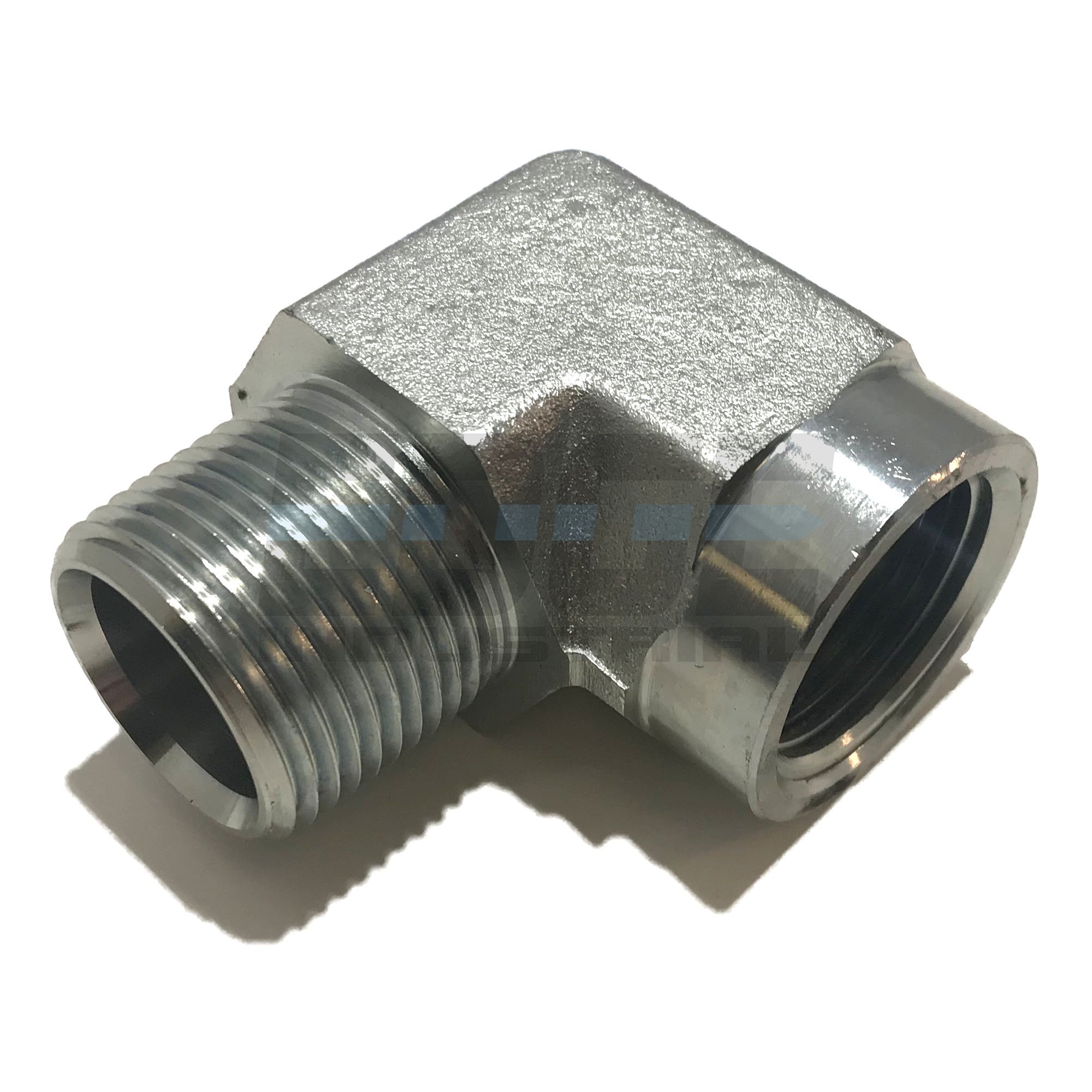 EDGE INDUSTRIAL Steel 90º Street Elbow 1" Male NPT X 1" Female NPT HYDRUALIC/Fuel/AIR/Water/Oil/Gas/WOG