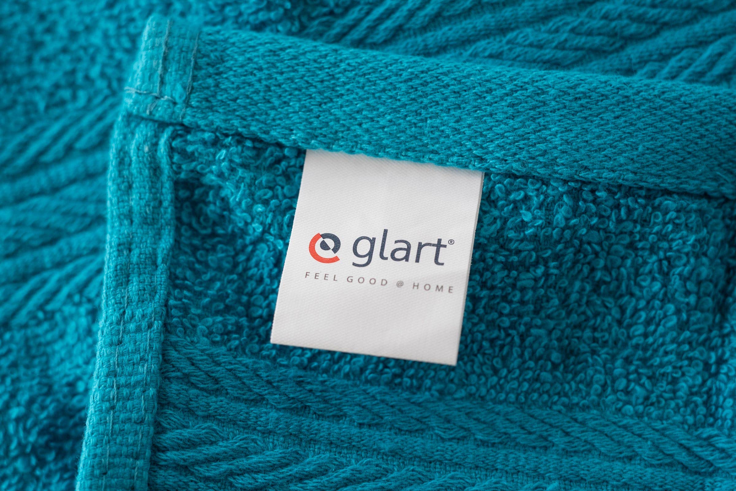 Glart Premium zestaw ręczników frotte, seria frotte w 6 kolorach i 5 rozmiarach, kolor: turkusowy, 2 x ręczniki do rąk 50 x 100 cm