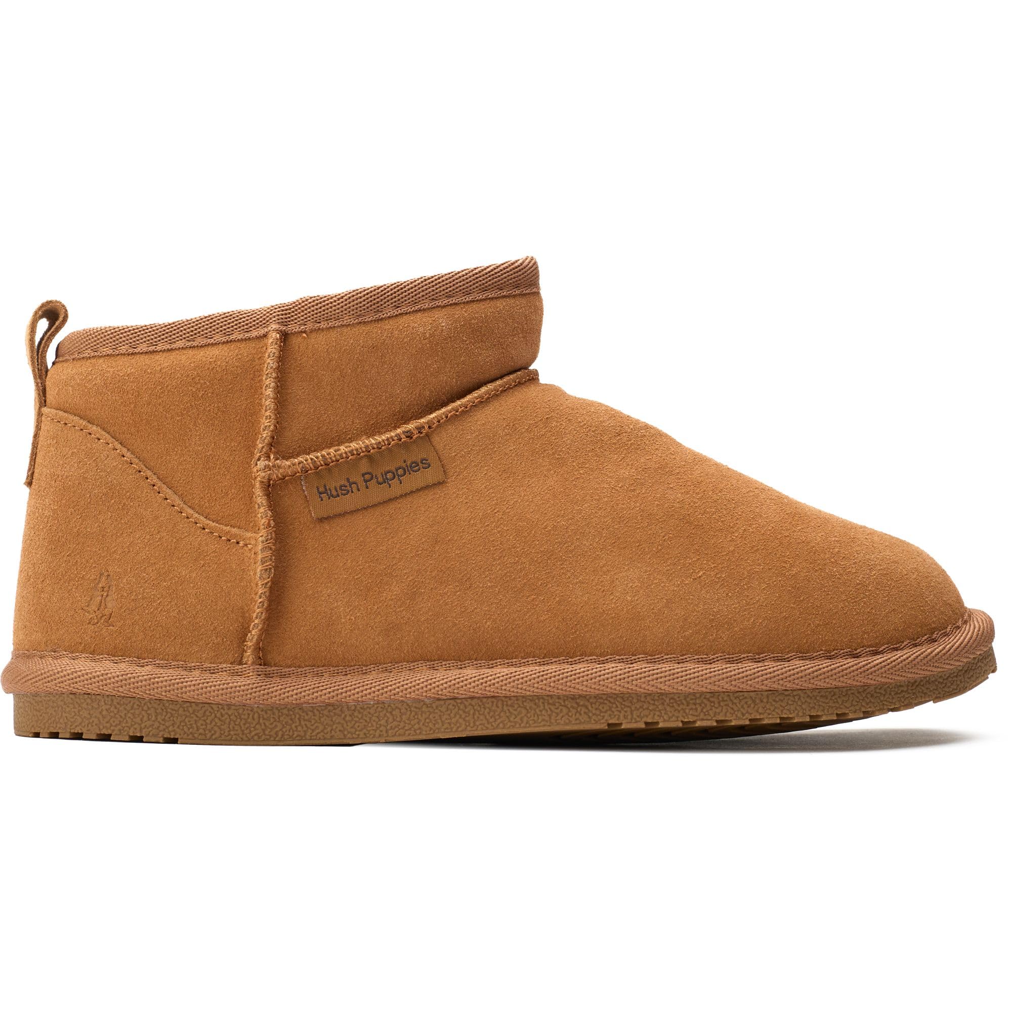 Hush Puppies Female Ashanti Slippers, Tan, 8