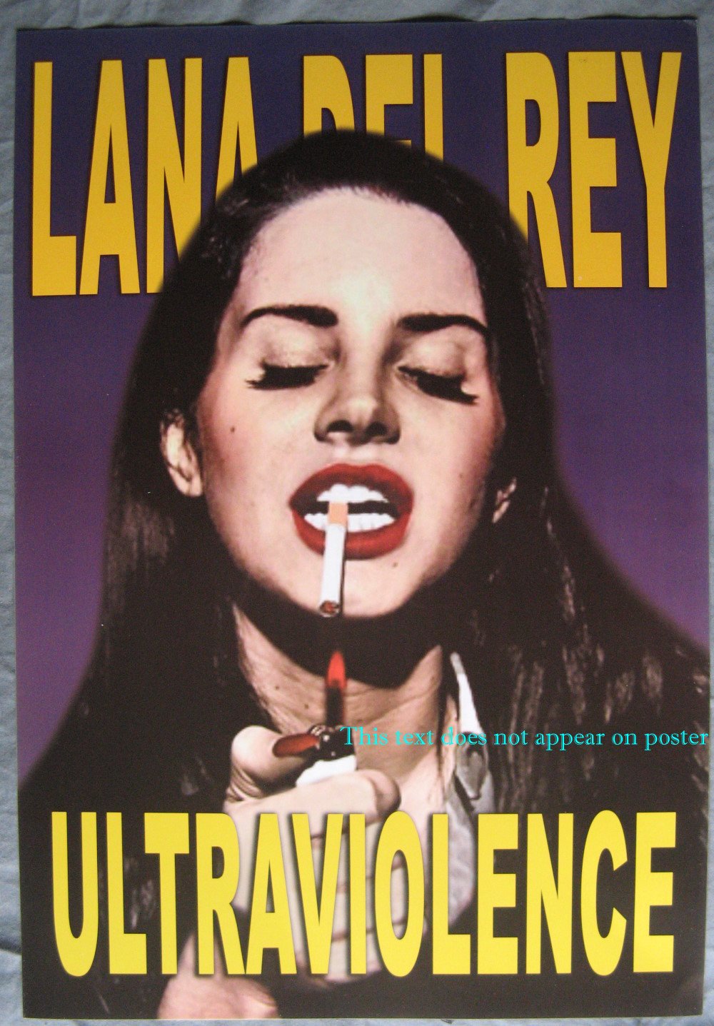 Buy Lana Del Rey Ultraviolence purple bkgrnd 14.5 x 21 higher qual