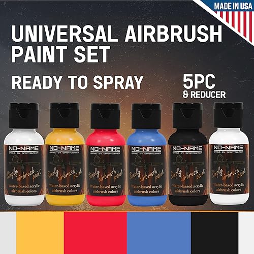 Miniatura 6 de NO-NAME Kit de aerógrafo con compresor Master Blaster II, doble acción para arte, tatuajes, decoración de pasteles, maquillaje, arte de uñas,