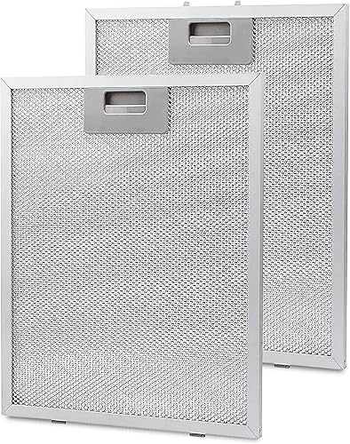 Filtro de grasa para campana extractora W10169961A, filtro de ventilación de malla de aluminio de 5 capas de 10.5 x 12 pulgadas para Whirlpool,