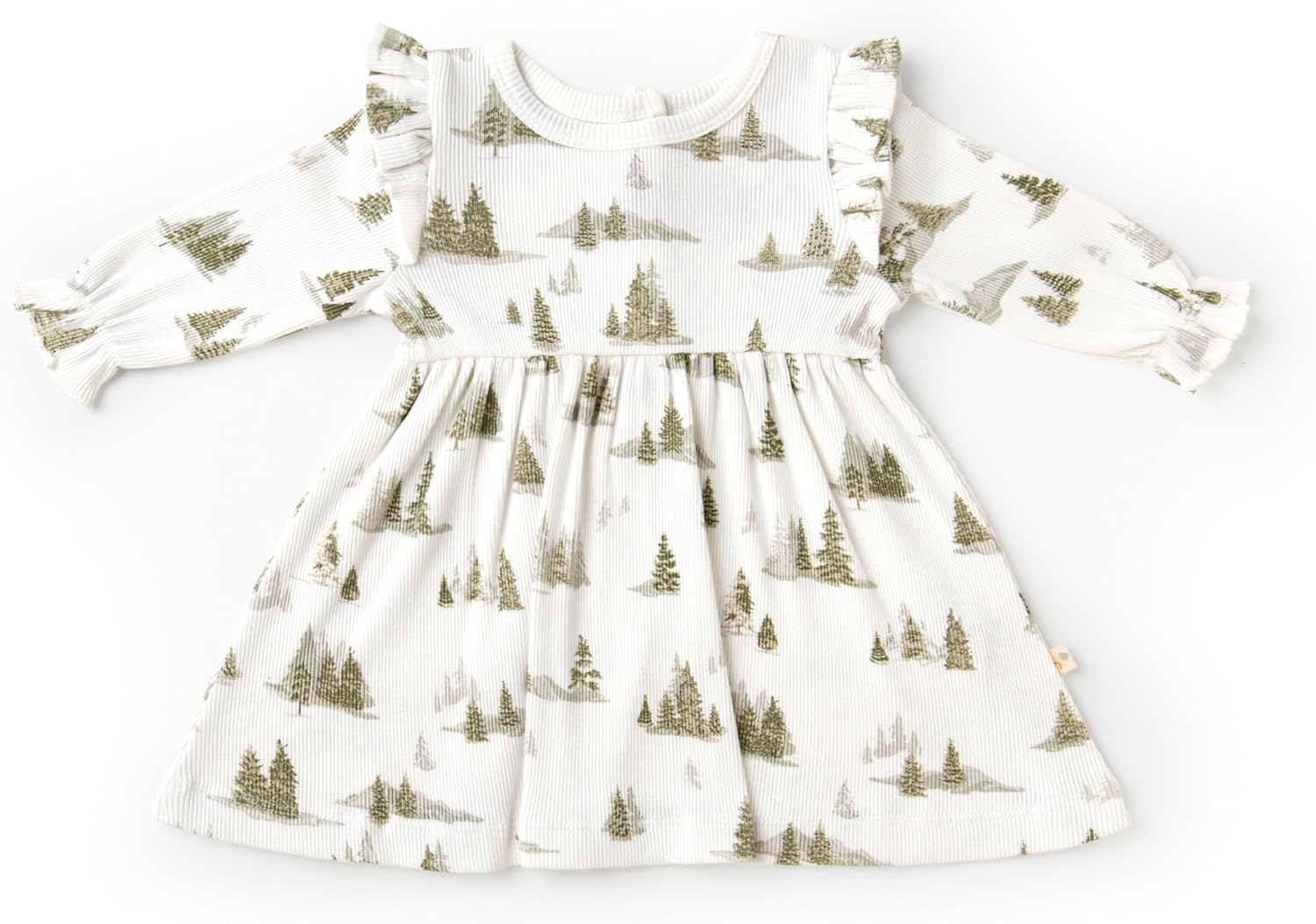 MakeMake Organics GOTS Organic Cotton Dress Girls Twirly Dress Play Party Holiday Dinner Toddler Baby Girl
