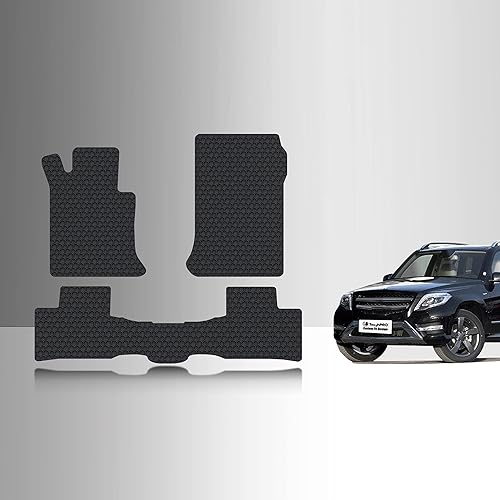 TOUGHPRO Juego de accesorios de alfombrillas (primera fila + 2da fila) para Mercedes Benz GLK resistente para todo tipo de clima (fabricado en