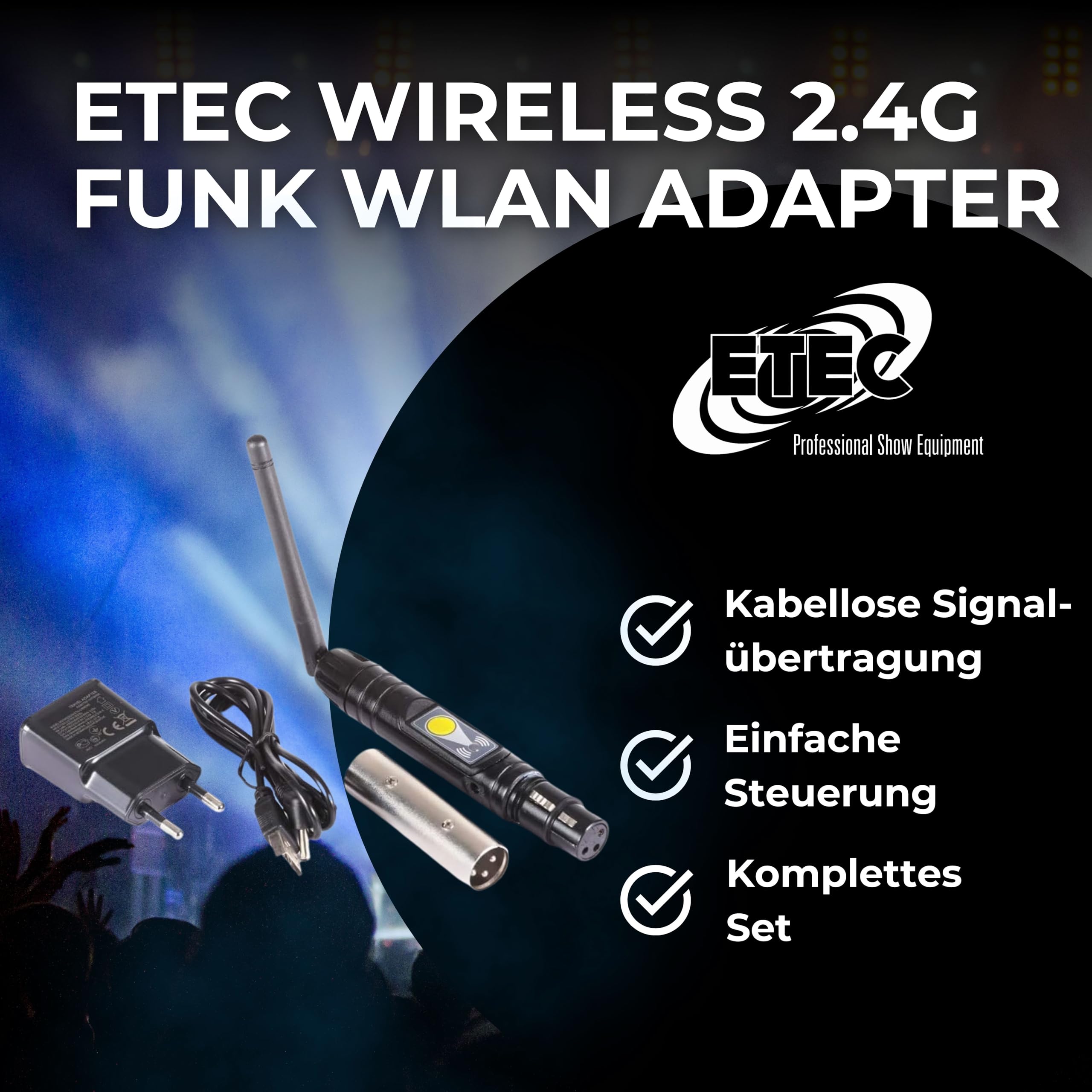 Chauvet DJ D-Fi XLR RX Wireless DMX Empfänger
