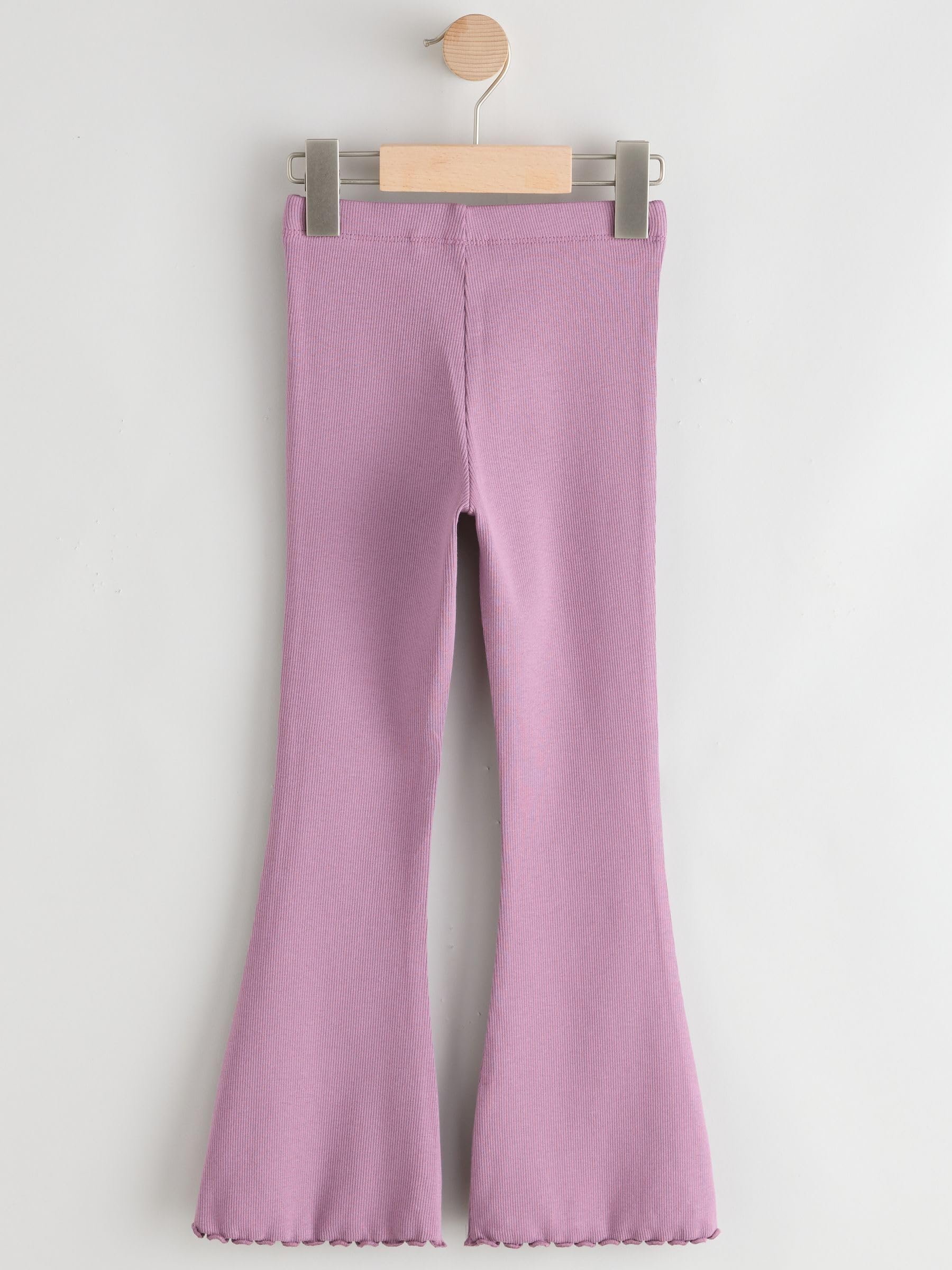 NEXT Niñas Pack de 2 Leggings de canalé Acampanados