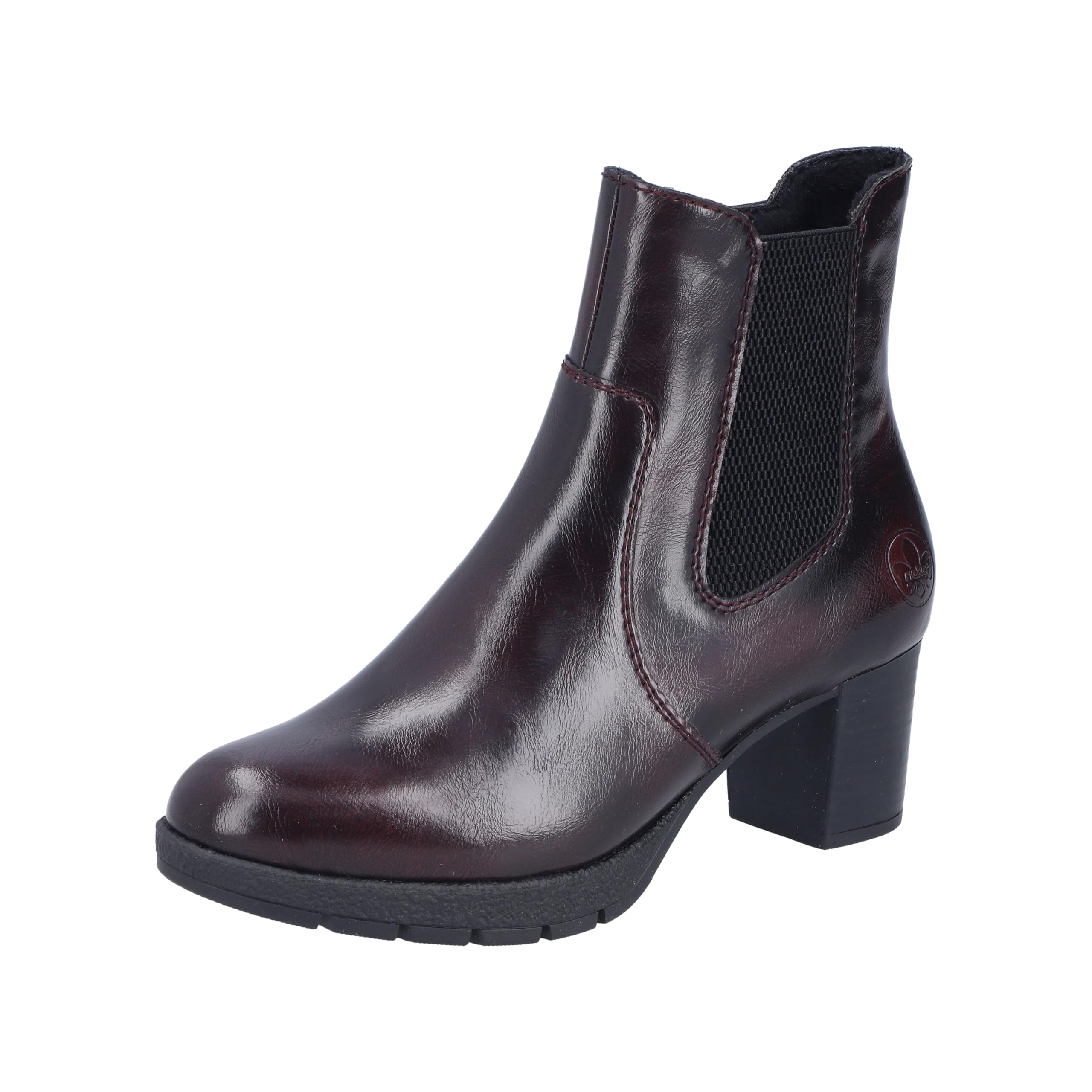Rieker Women's 77674 Chelsea Boot, Red, 41 EU, red, 7.5 UK