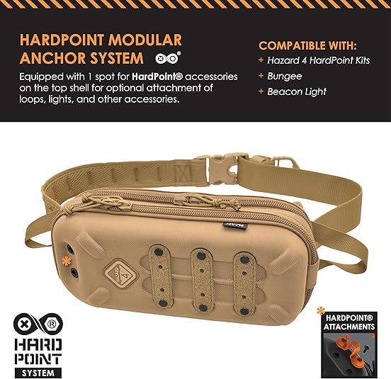HAZARD 4 Bandoleer - Mini Tactical Sling Bag - EDC/CCW Shoulder