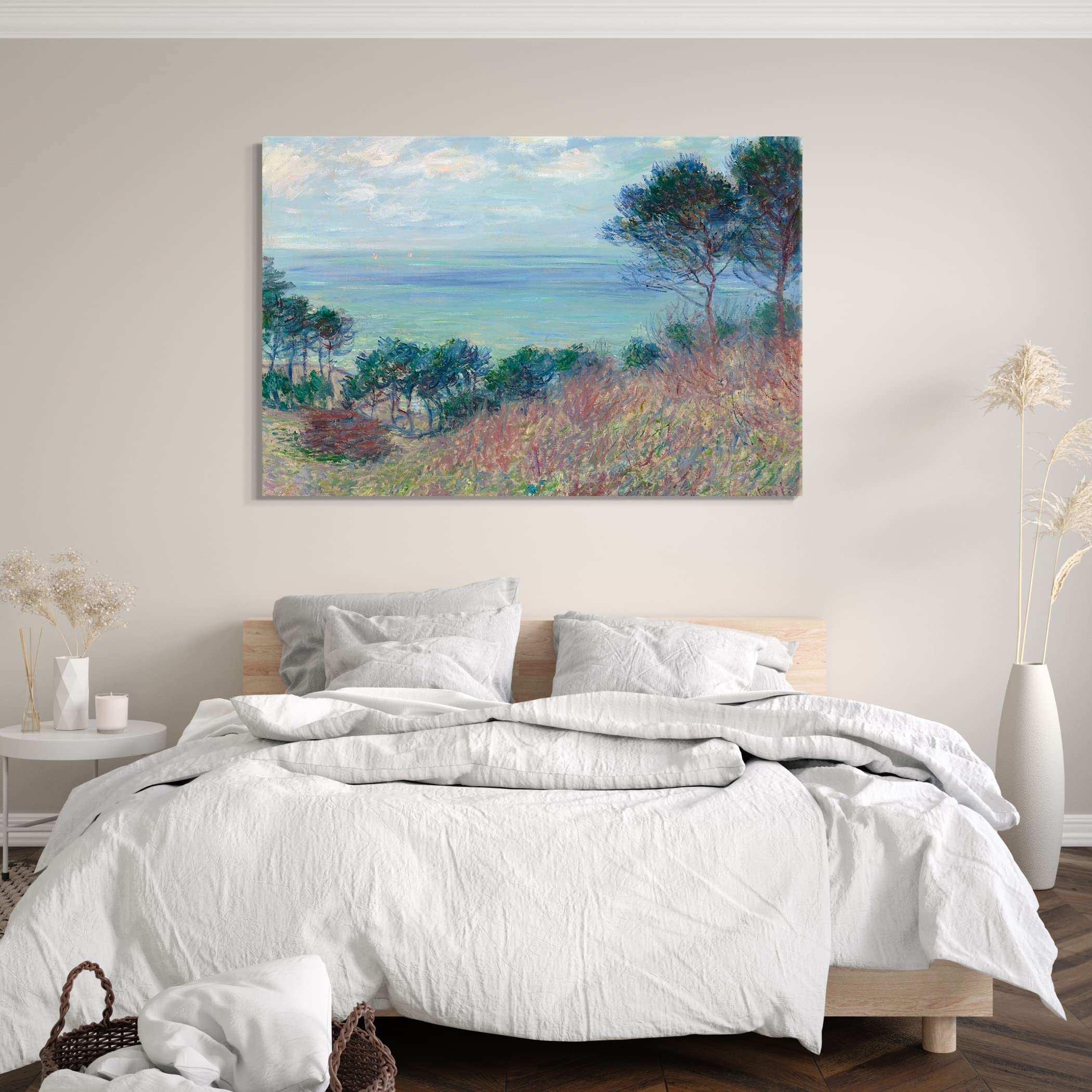Stampa su tela (60x40cm): Claude Monet - La costa di Varengeville