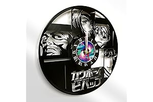 Celebrate Anime Vibes with the Captivating Bebop Vinyl Record Clock!