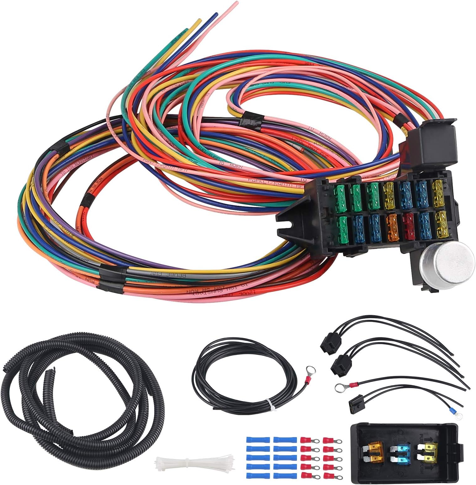 WMPHE 14 Circuit Wiring Harness Professional Modification