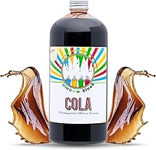 Hopser Food Fun Rainbow Slush Sirop sans AZO | Bouteille de 1 l | Concentré pour machine à glace, machines à glace, machines à glace, boissons 1:5 à 1:20 (cola)