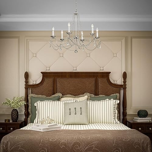 Miniatura 3 de Livex Lighting 6516-48 Pennington Lámpara de araña de 6 luces, hoja de oro antiguo