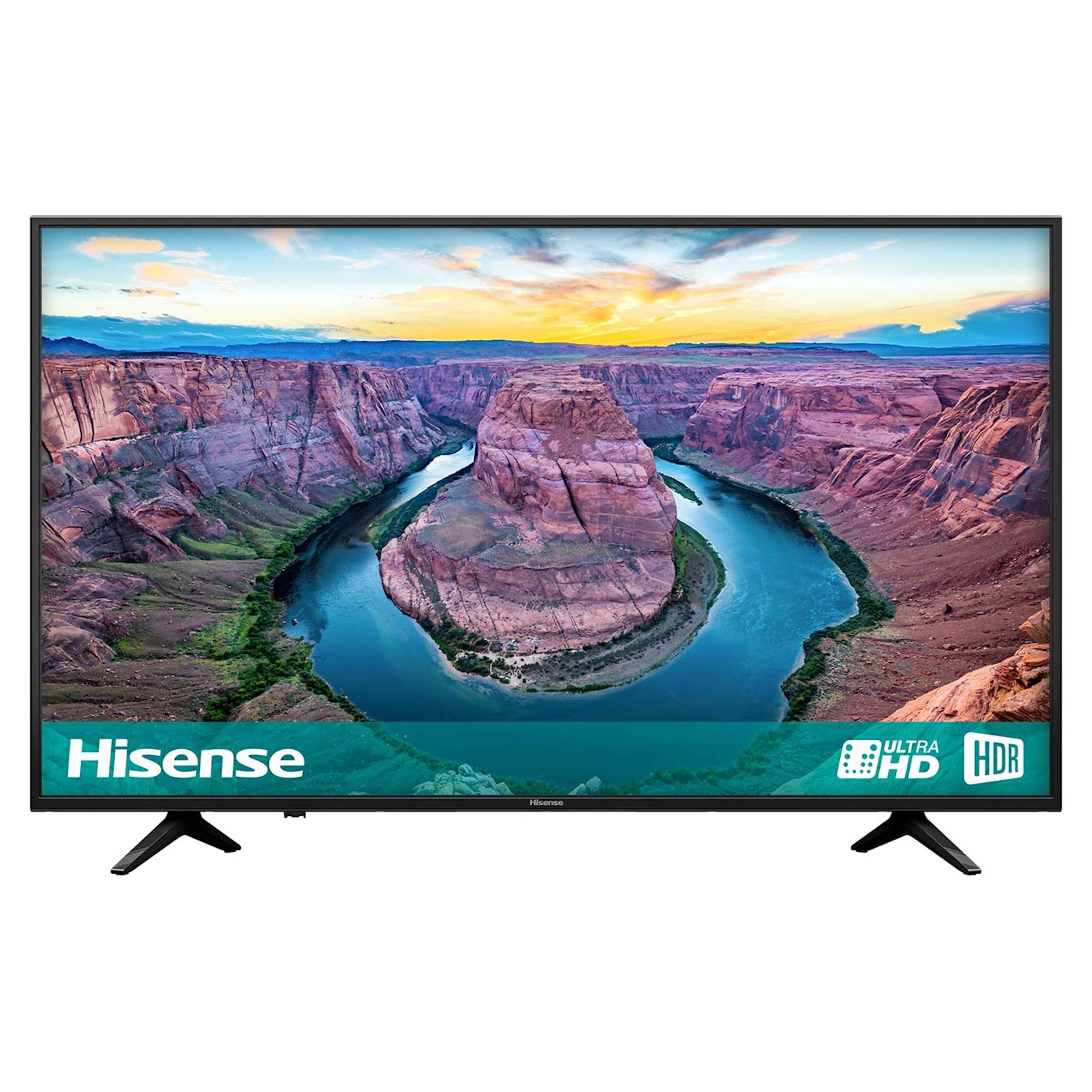 Hisense H50AE6100UK 50-Inch 4K Ultra HD HDR Smart TV with Freeview Play - Black (2018), Operating System VIDAA [Energy Class A]