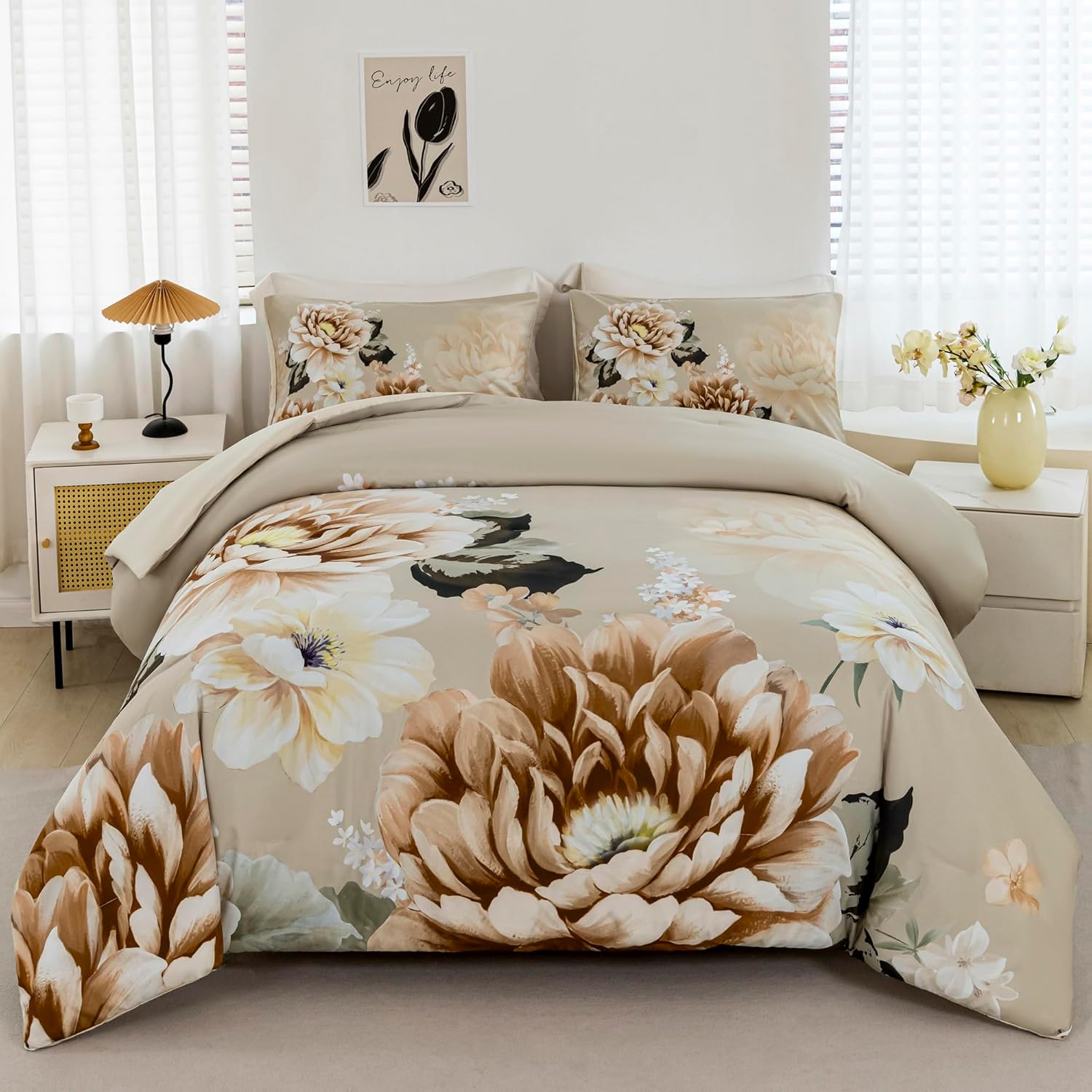 Floral Comforter Set