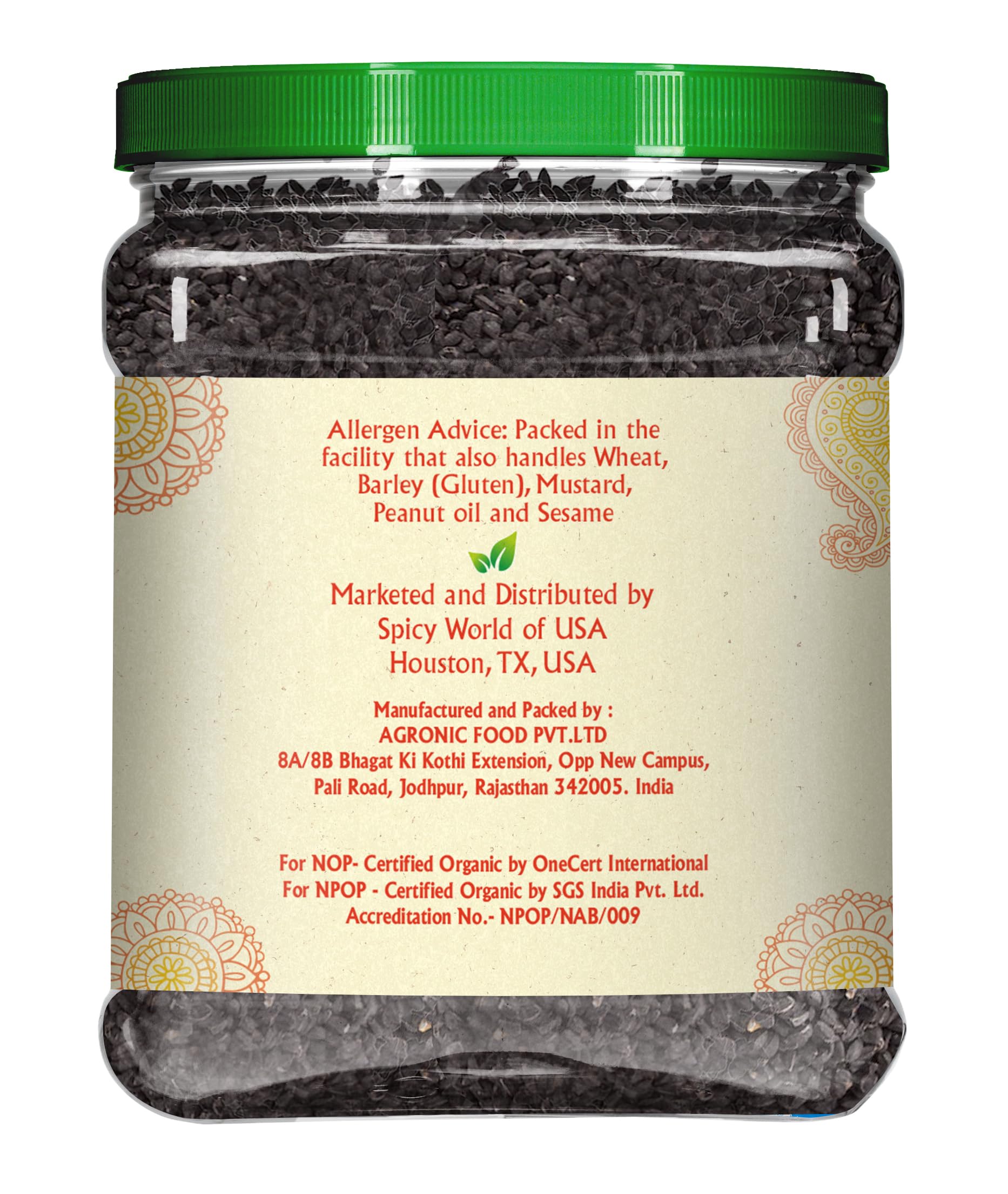 Amazon.com : Jiva Organics Kalonji - Raw, Non-GMO Black Cumin Seed