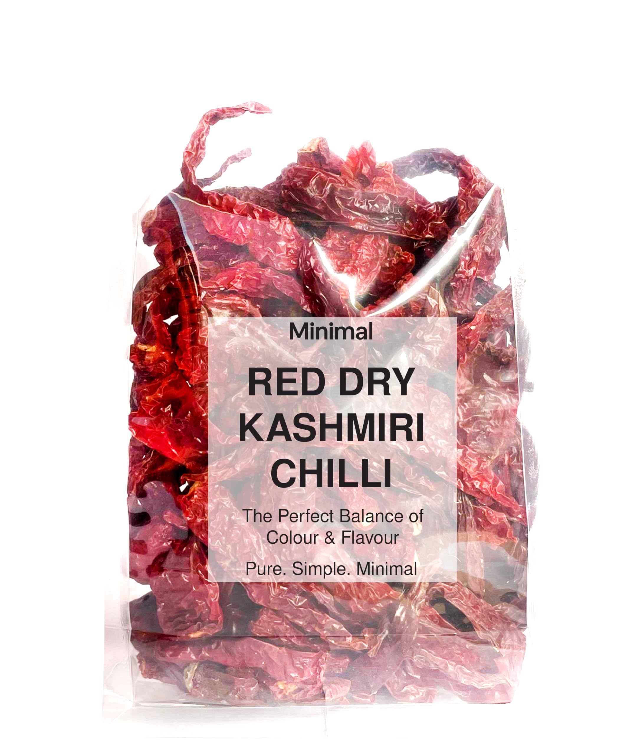 Minimal Whole Dried Kashmiri Chilli 200g Pack, Sun-Dried, Mild Spicy & Natural Red Color | Premium Indian Chilli for Curries, Biryani & Gravy-picture-25