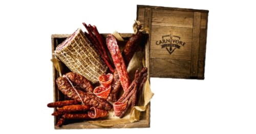 Carnivore Club - Handcrafted Cured Meats From Award-Winning Artisans Subscription Box: Wooden Crate #TOP1