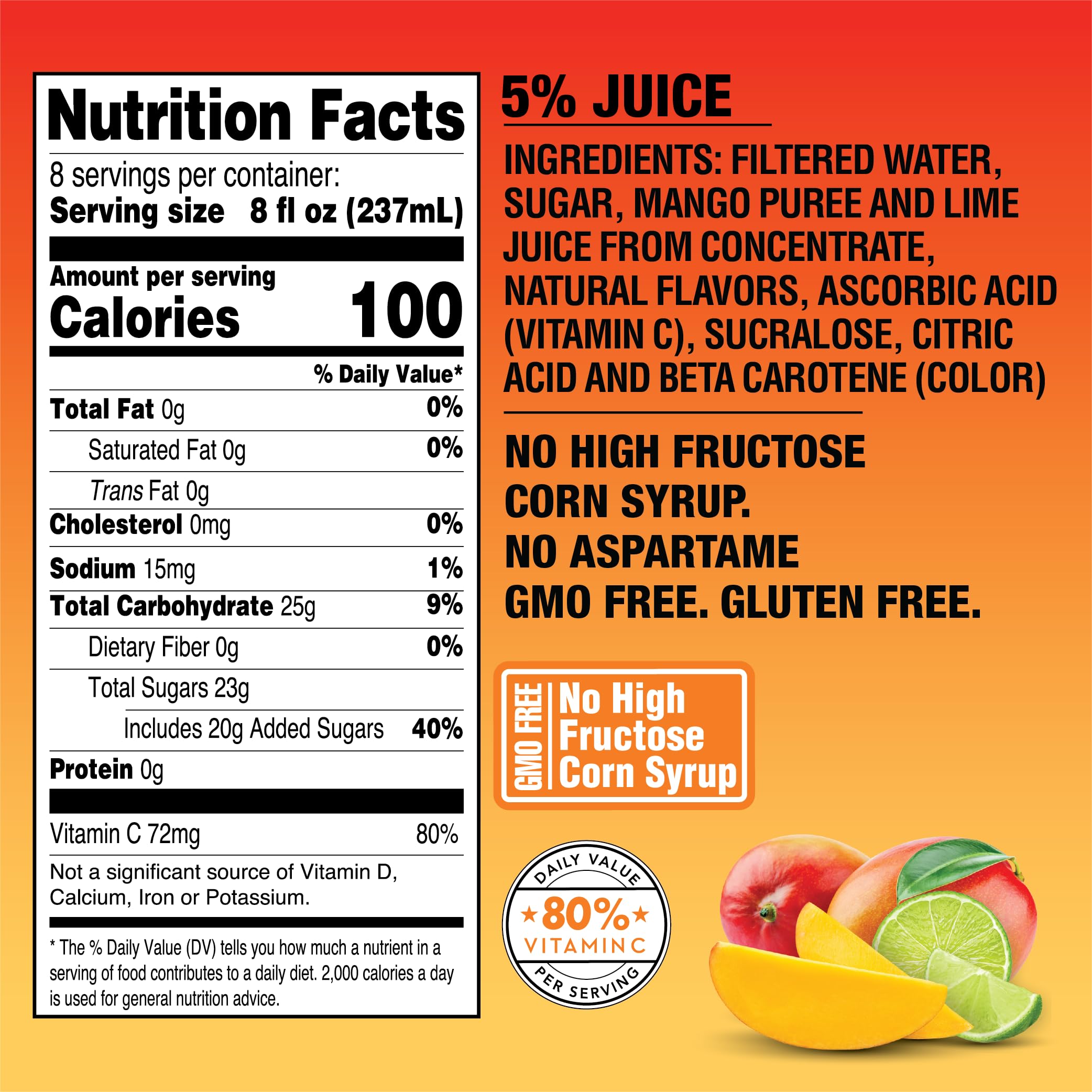 Langers Agua Fresca Variety Pack with Pineapple Passionfruit, 64 fl oz (Pack of 4)