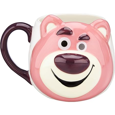 Amazon ディズニーピクサー トイ ストーリー ロッツォ ハグベア フェイス マグカップ 350ml ホワイト San2963 子ども用コップ オンライン通販